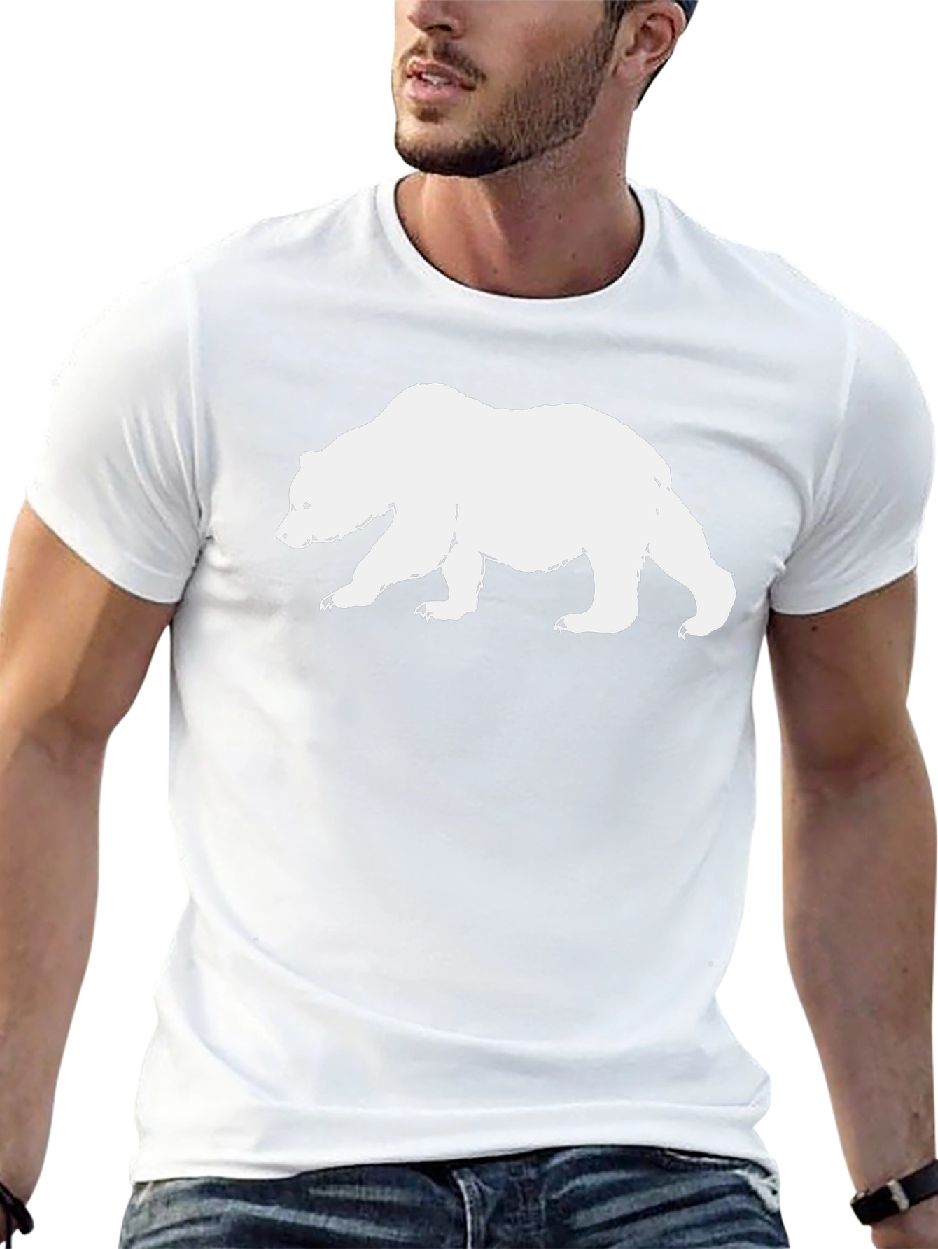 Cool Bear Graphic Black T-Shirt