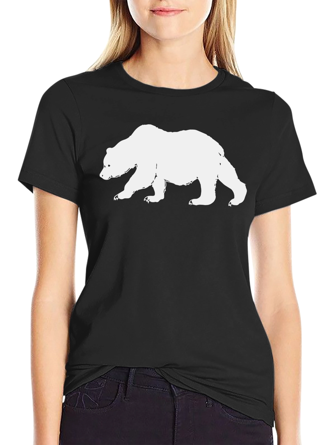 Cool Bear Graphic Black T-Shirt