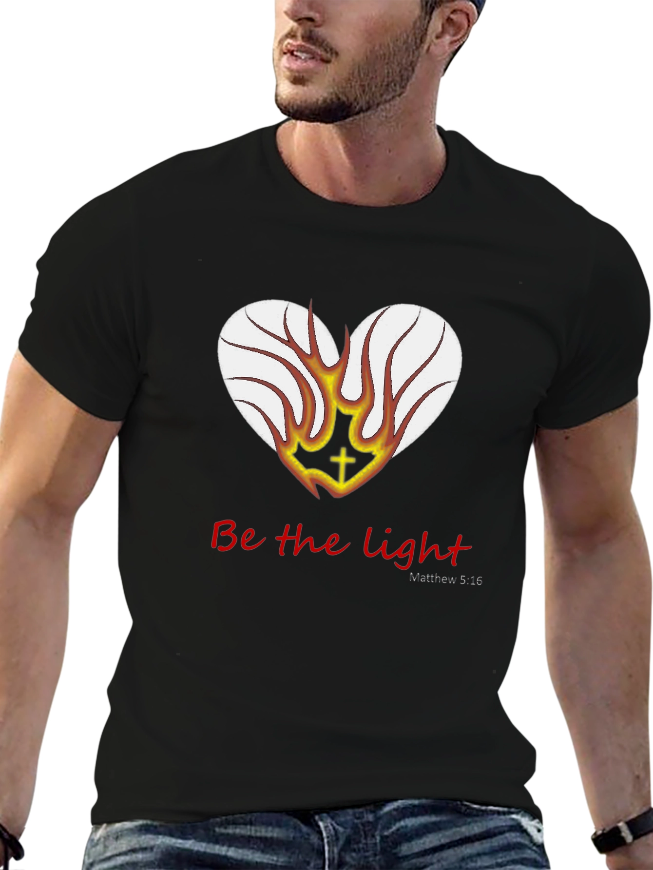 Be the Light T-Shirt - Christian Faith Tee