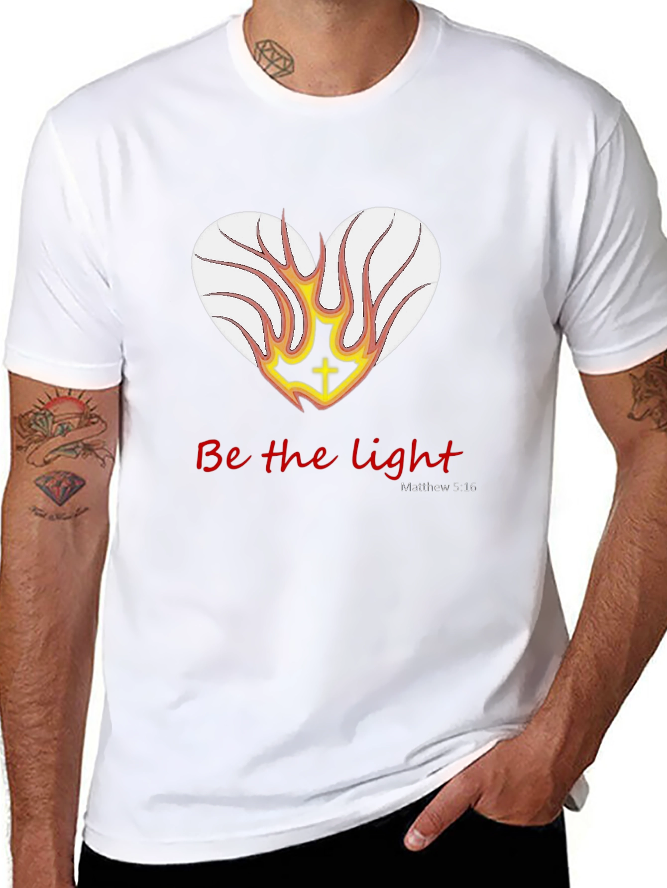 Be the Light T-Shirt - Christian Faith Tee
