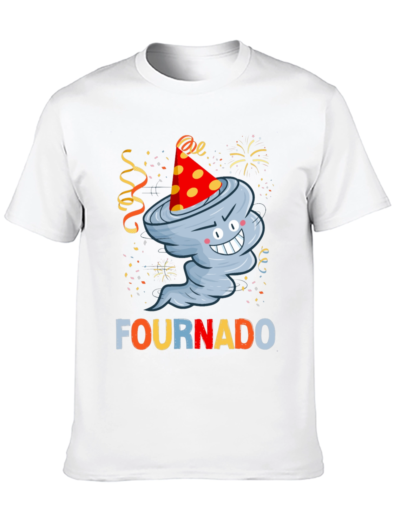 Fournado 4th Birthday Tornado T-Shirt
