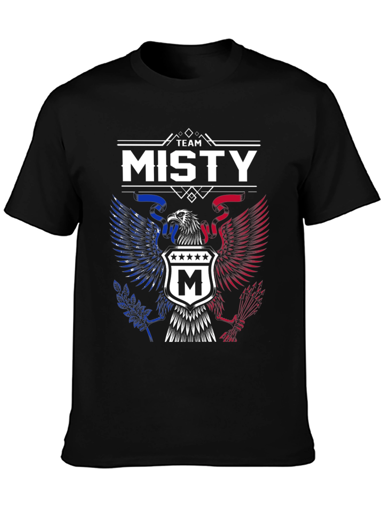 Team Misty Patriotic Eagle Crest T-Shirt