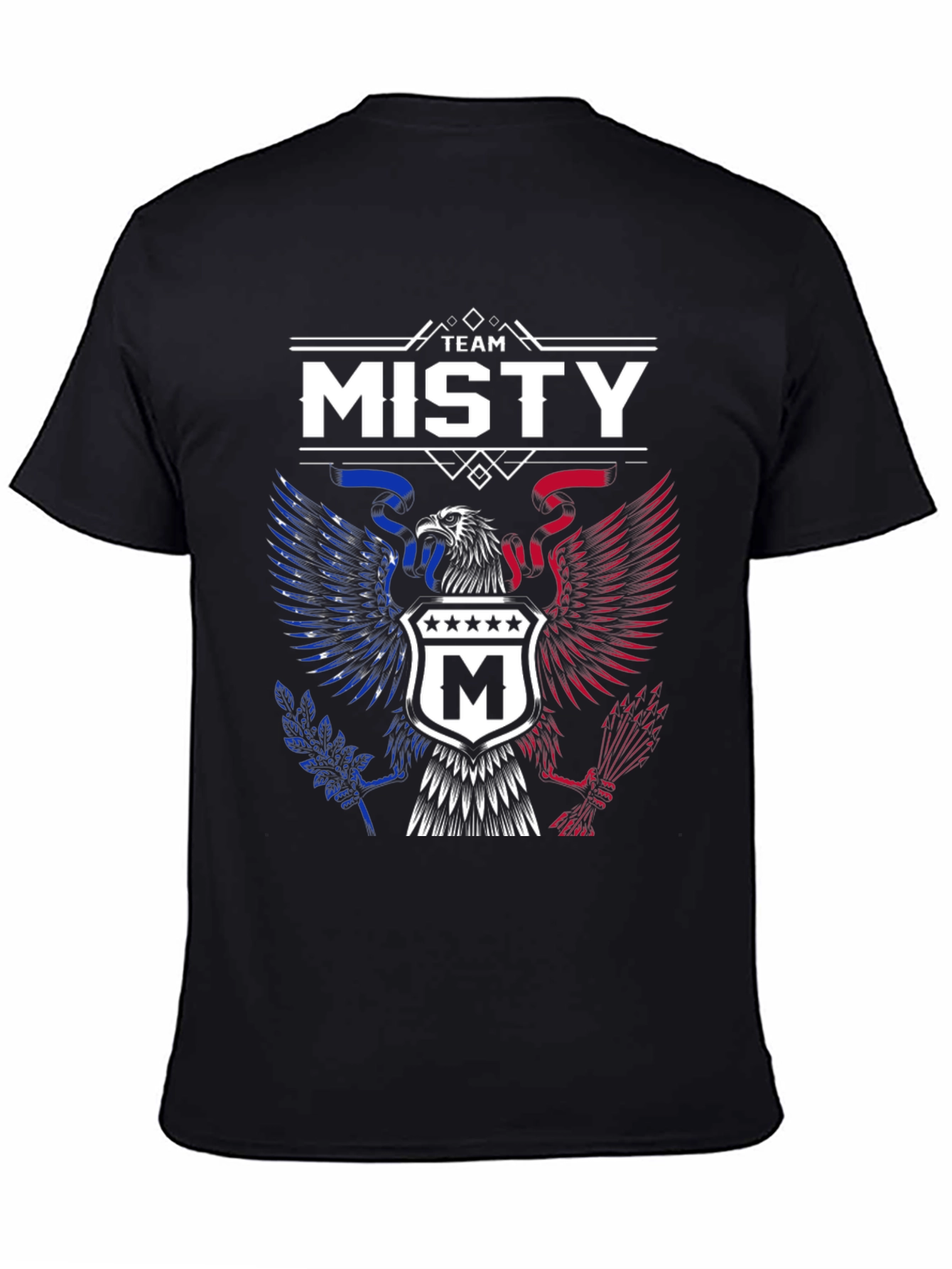 Team Misty Patriotic Eagle Crest T-Shirt