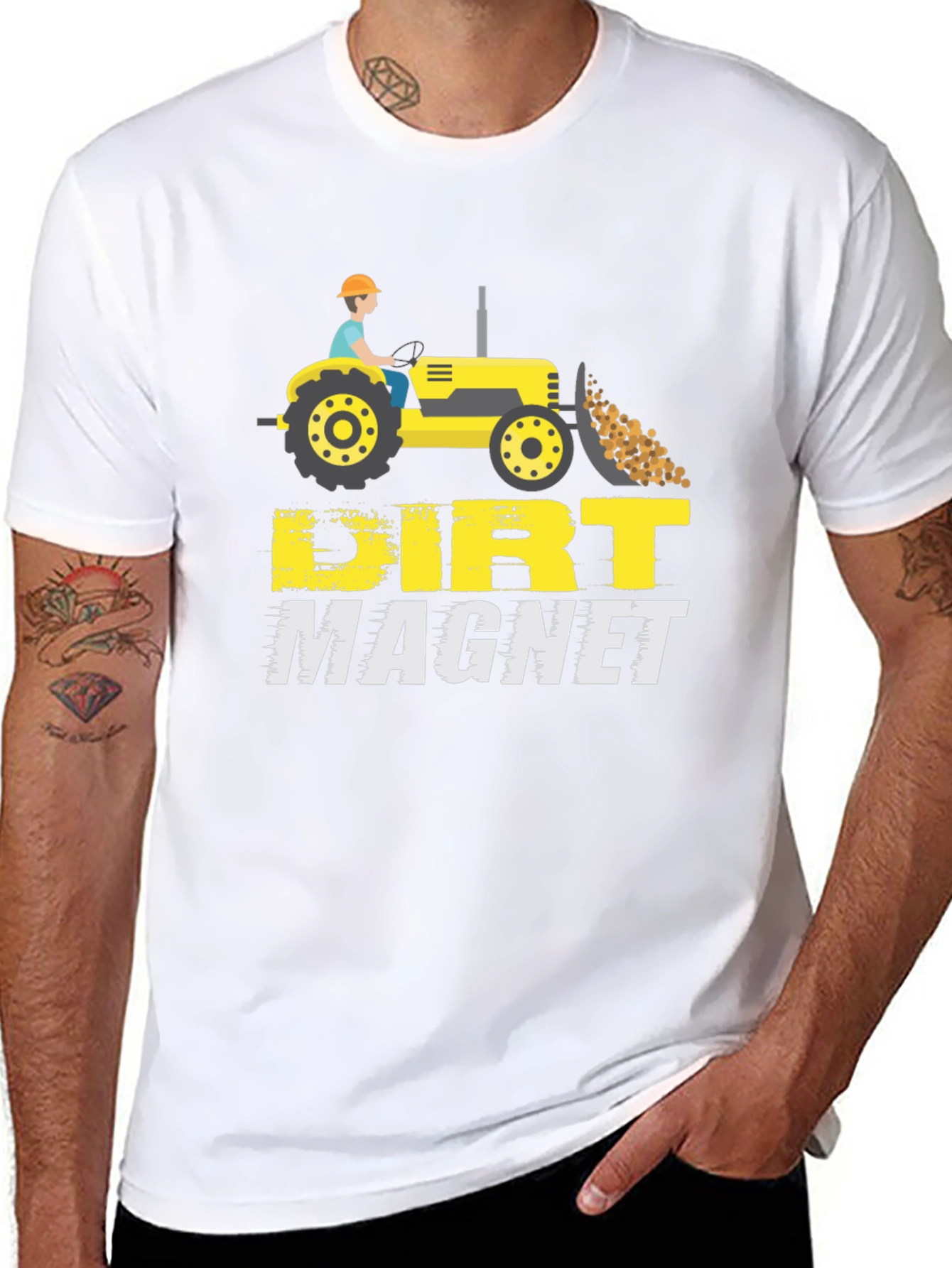 Dirt Magnet Tractor T-Shirt | Funny Farm Tee