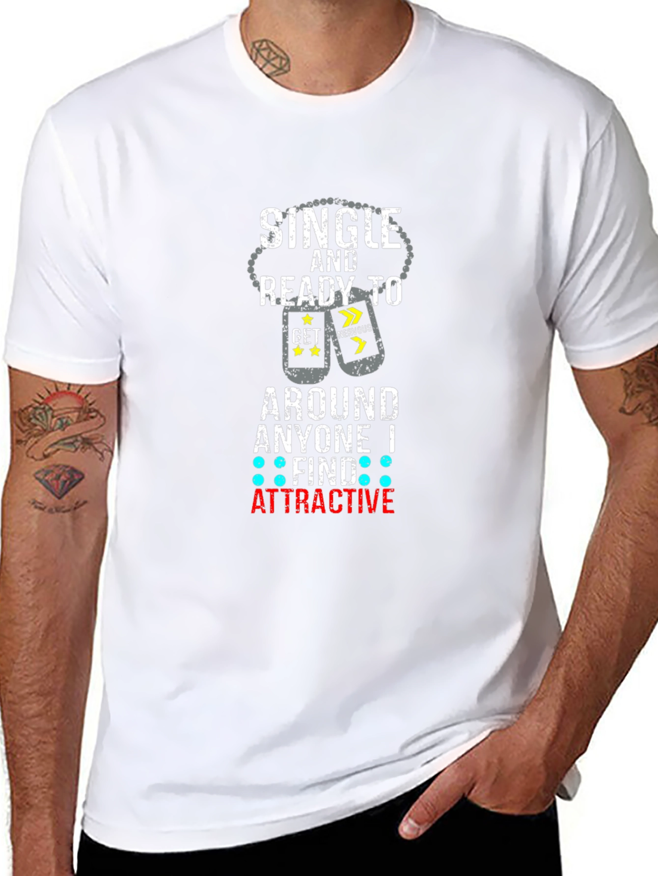 Single & Ready T-Shirt - Humorous Graphic Tee
