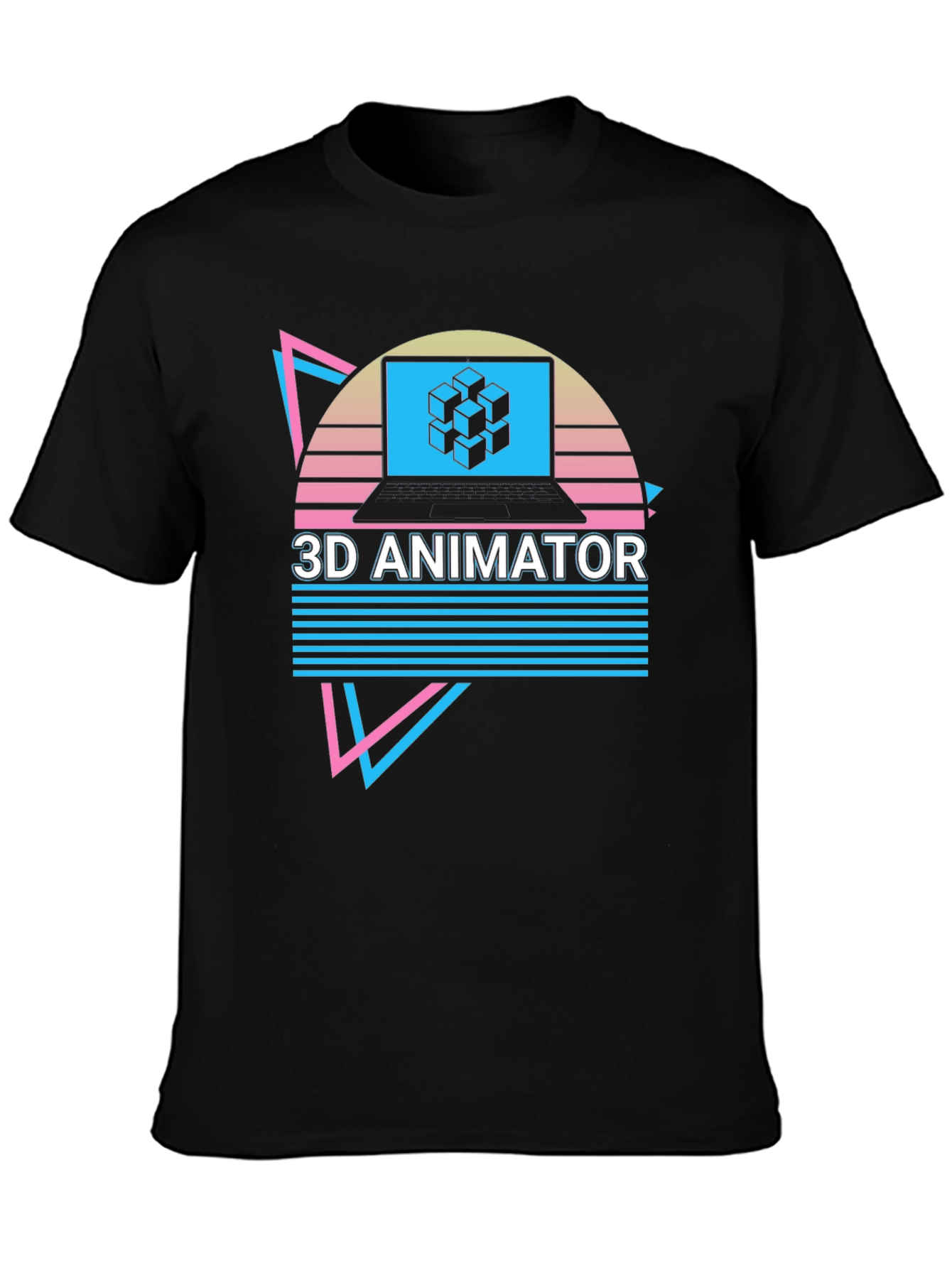 3D Animator Retro Style T-Shirt