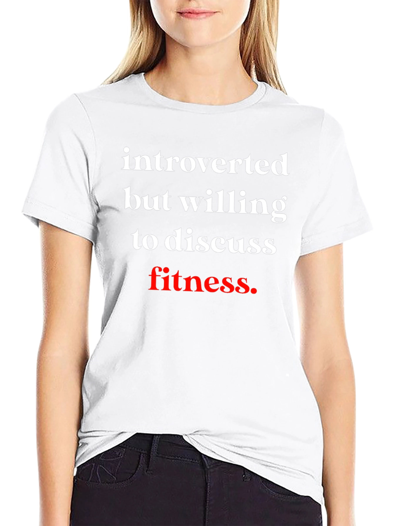 Introverted Fitness T-Shirt - Soft Cotton Tee
