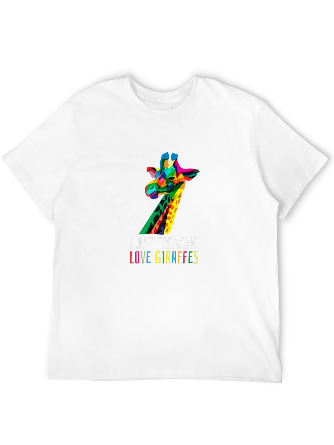 Colorful Giraffe Lover T-Shirt