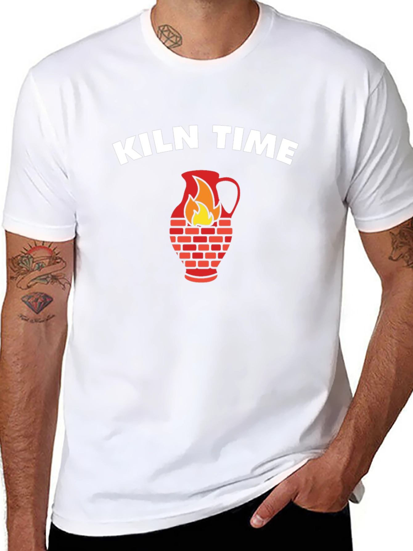 Kiln Time Graphic T-Shirt - Black