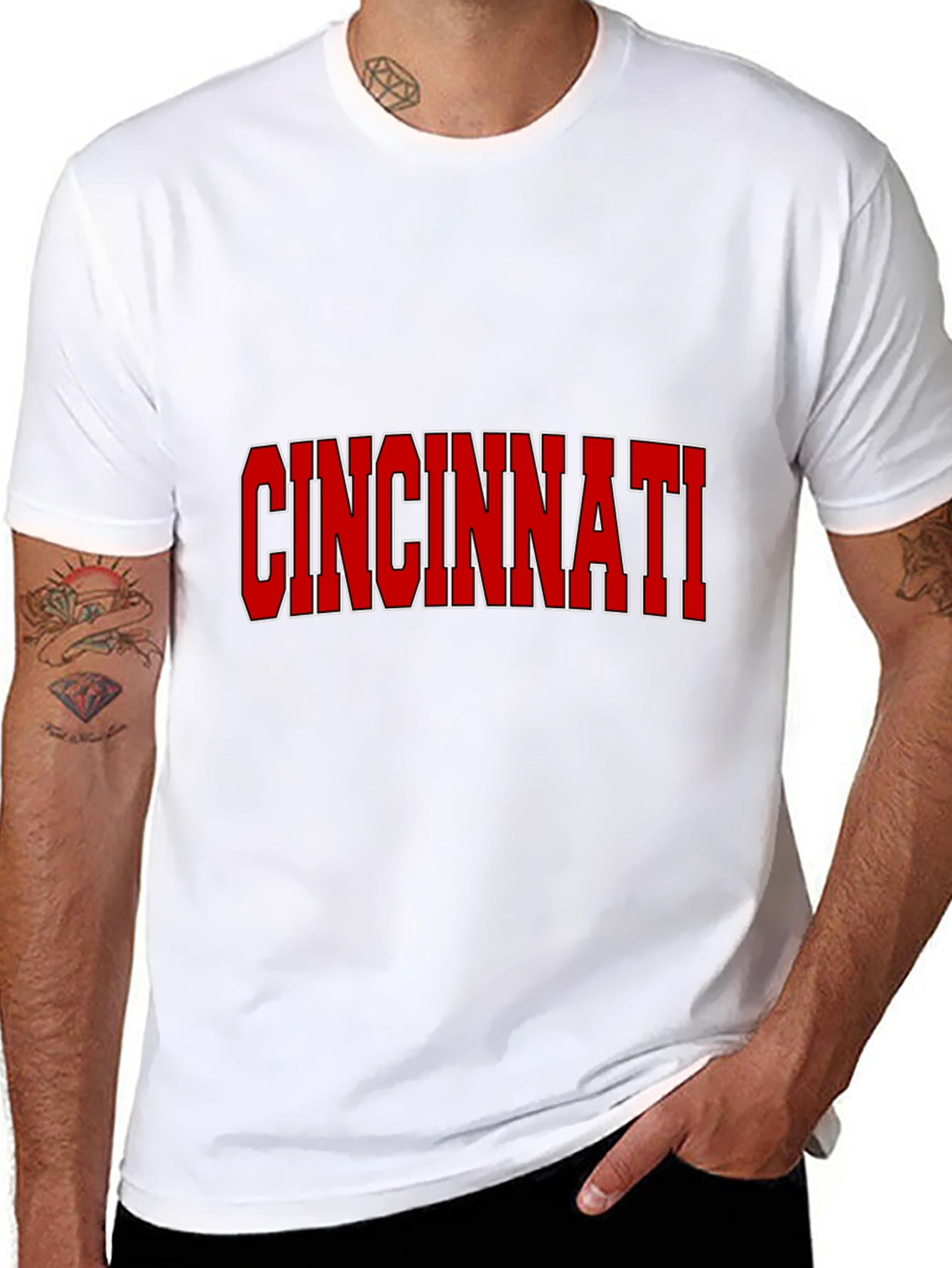 Cincinnati Graphic Tee - Black