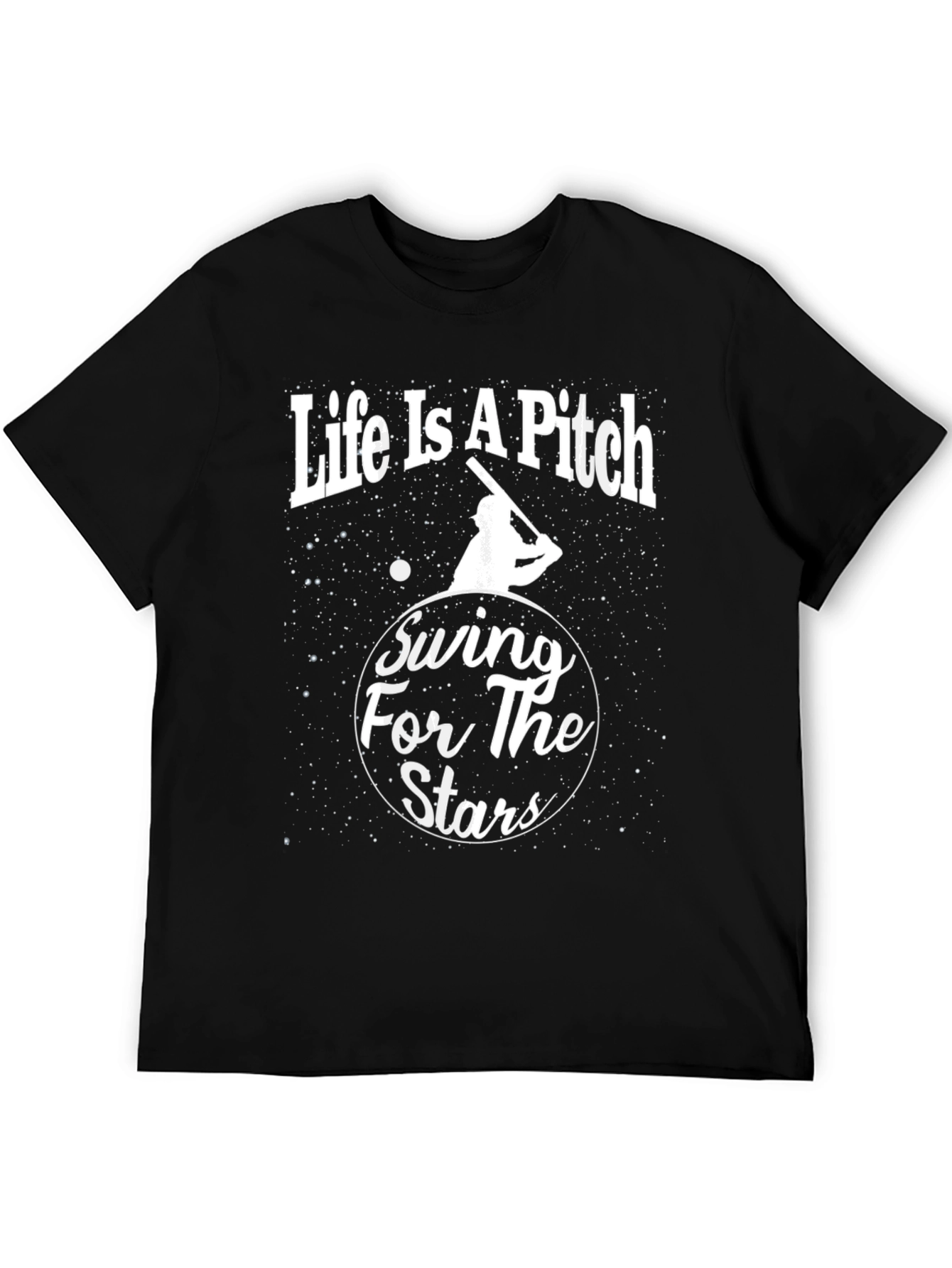 Life Is a Pitch Graphic T-Shirt