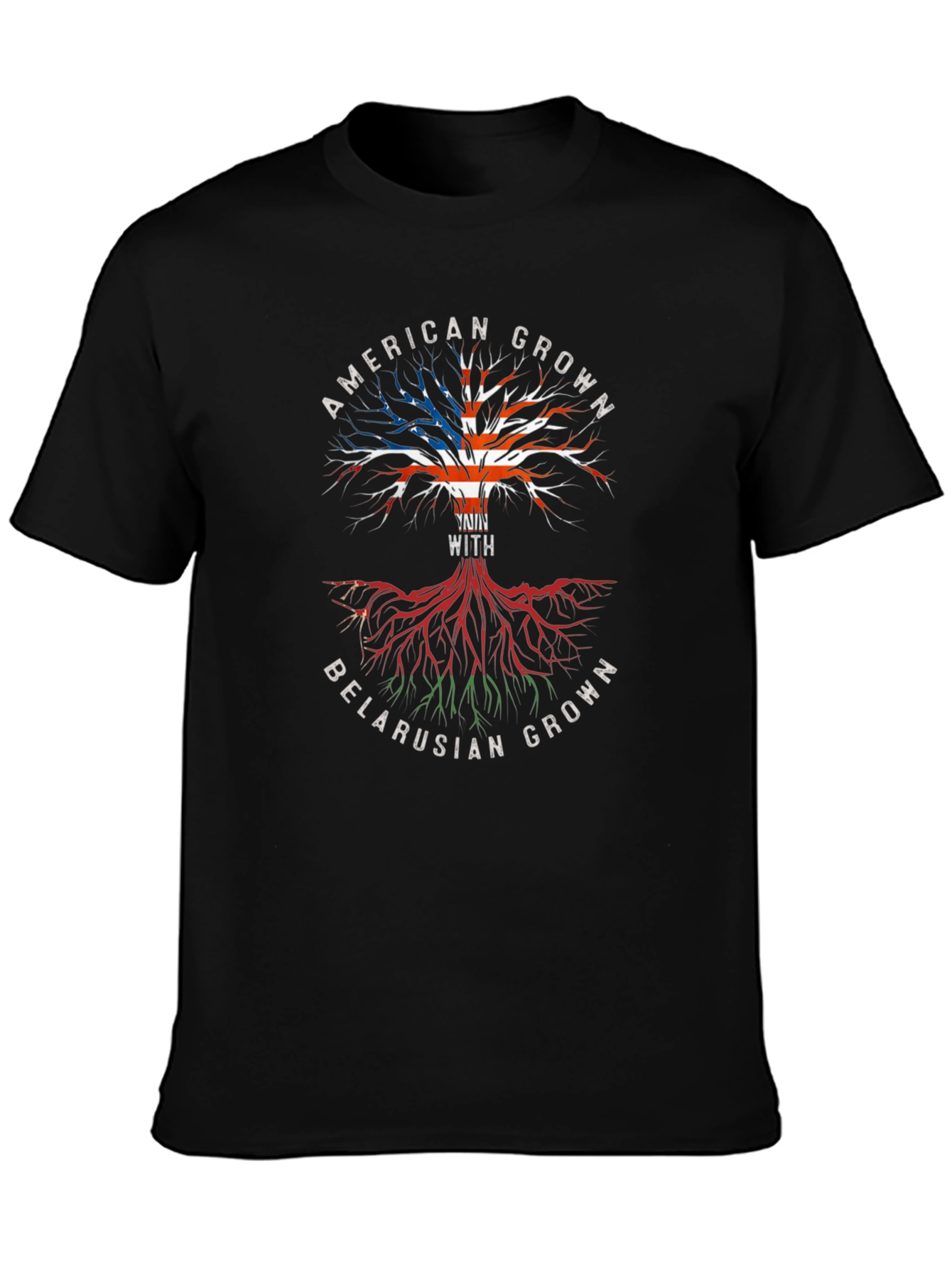American & Belarusian Roots T-Shirt