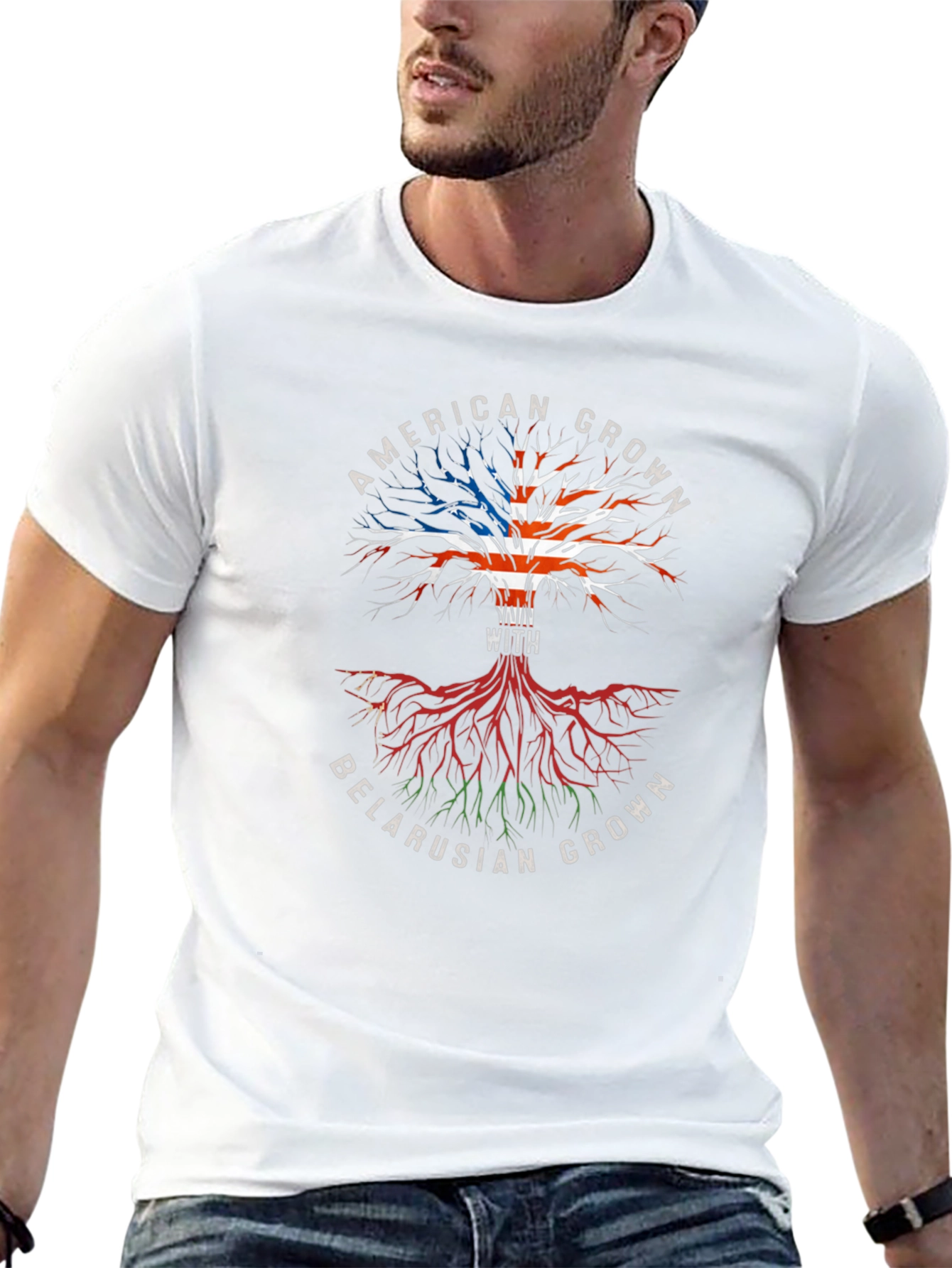 American & Belarusian Roots T-Shirt