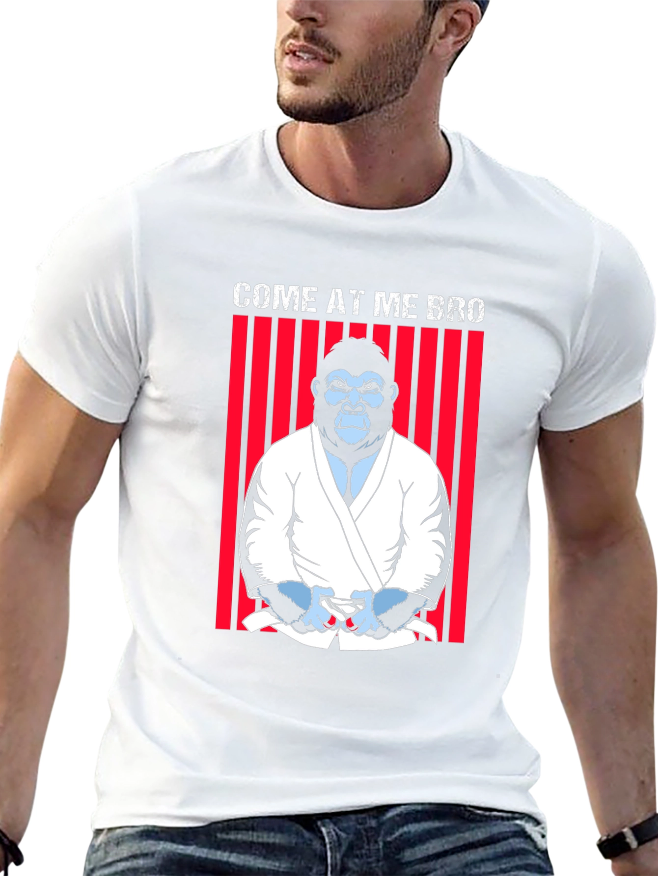 Come At Me Bro Gorilla Karate T-Shirt