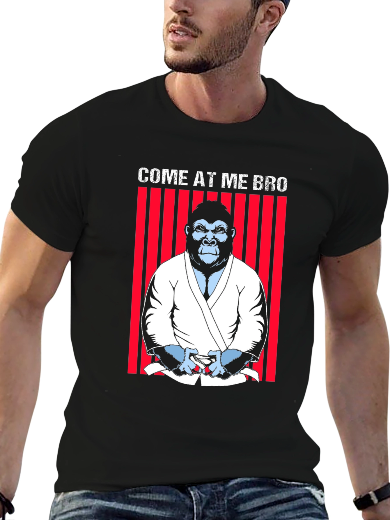 Come At Me Bro Gorilla Karate T-Shirt