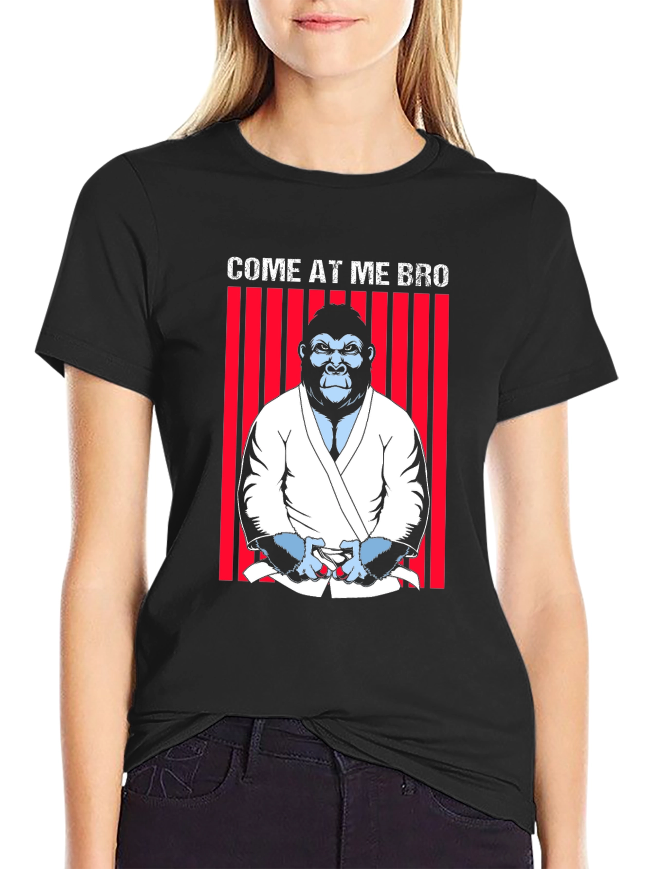 Come At Me Bro Gorilla Karate T-Shirt