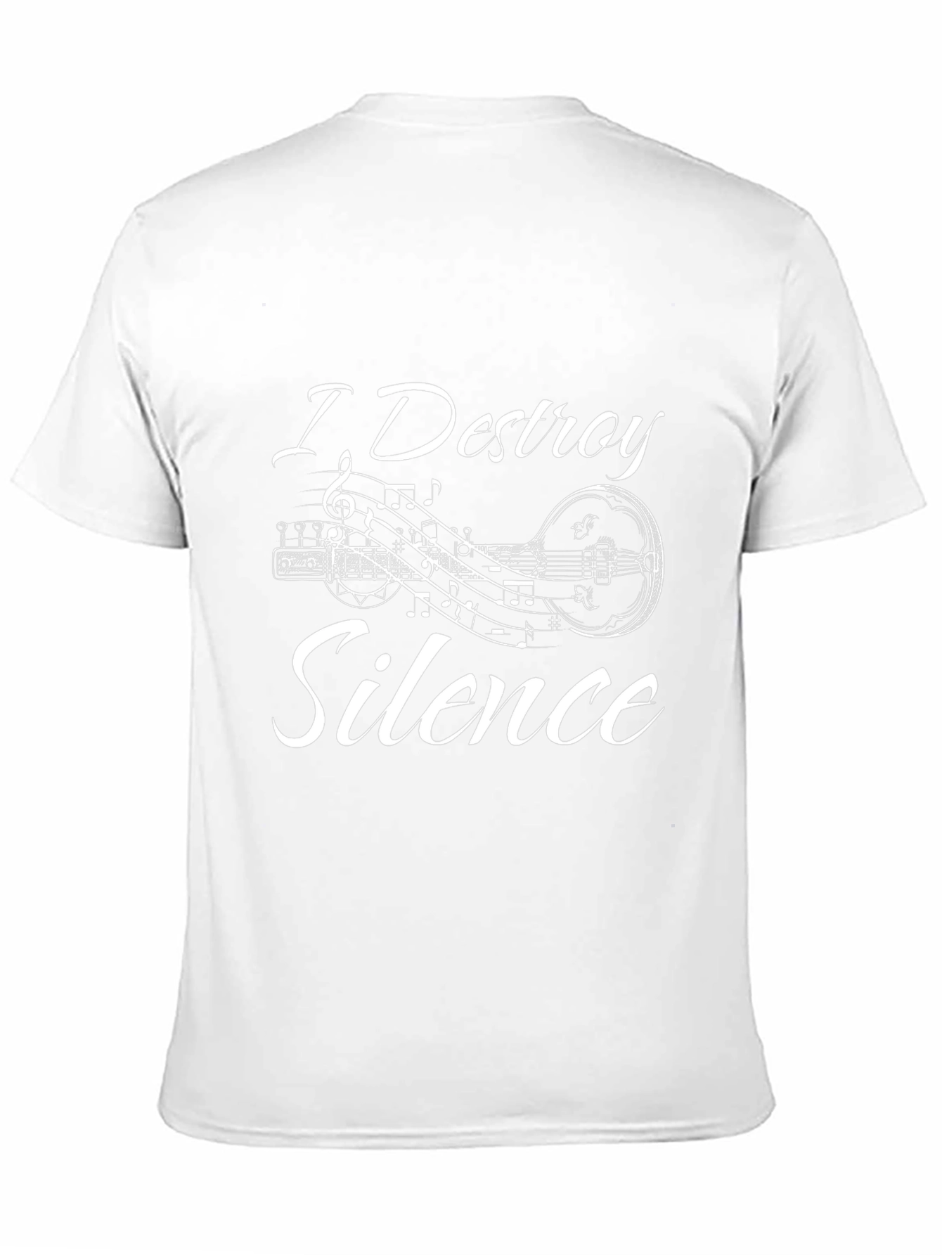 I Destroy Silence Music T-Shirt
