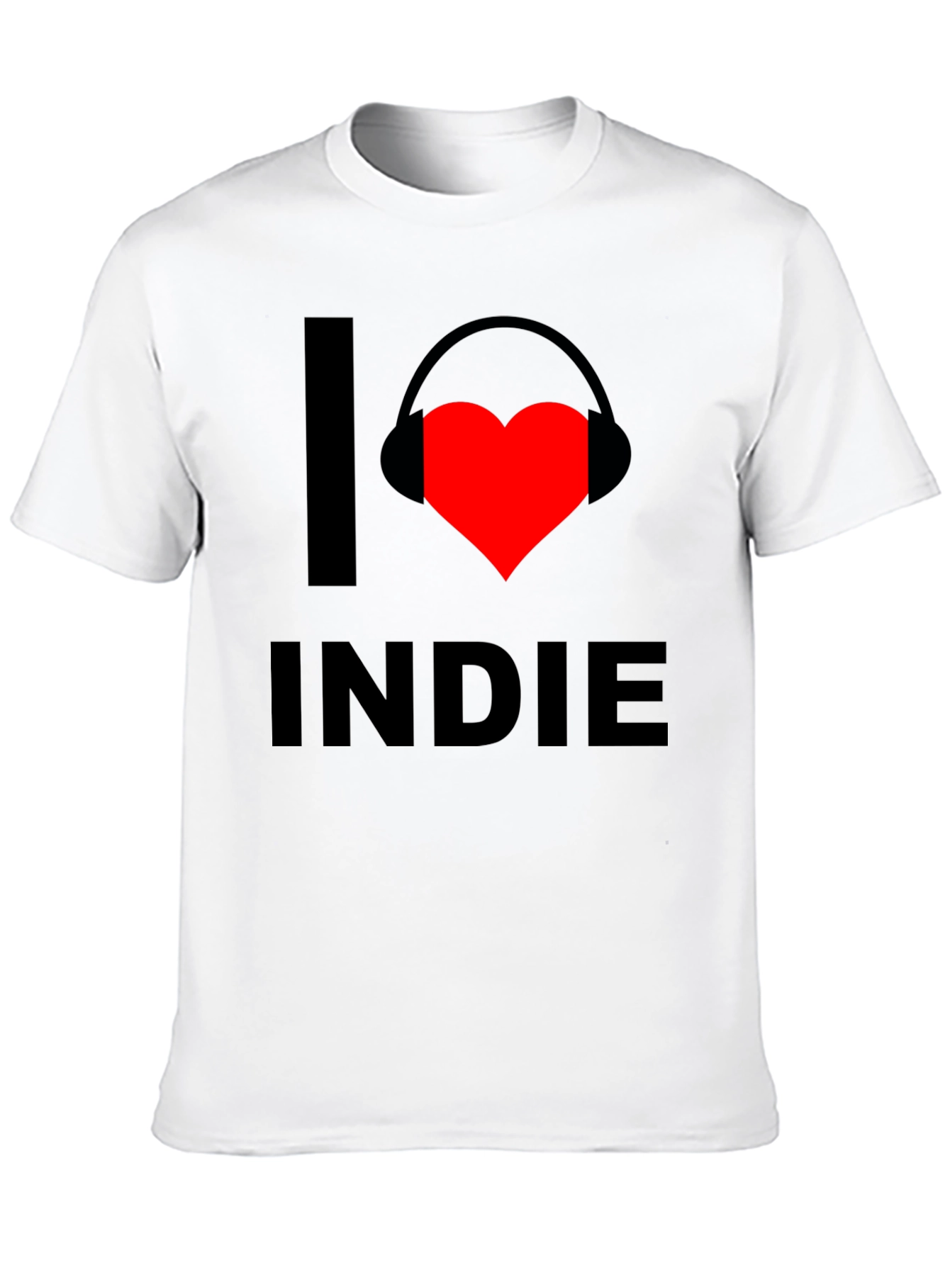 I Love Indie Music Graphic T-Shirt