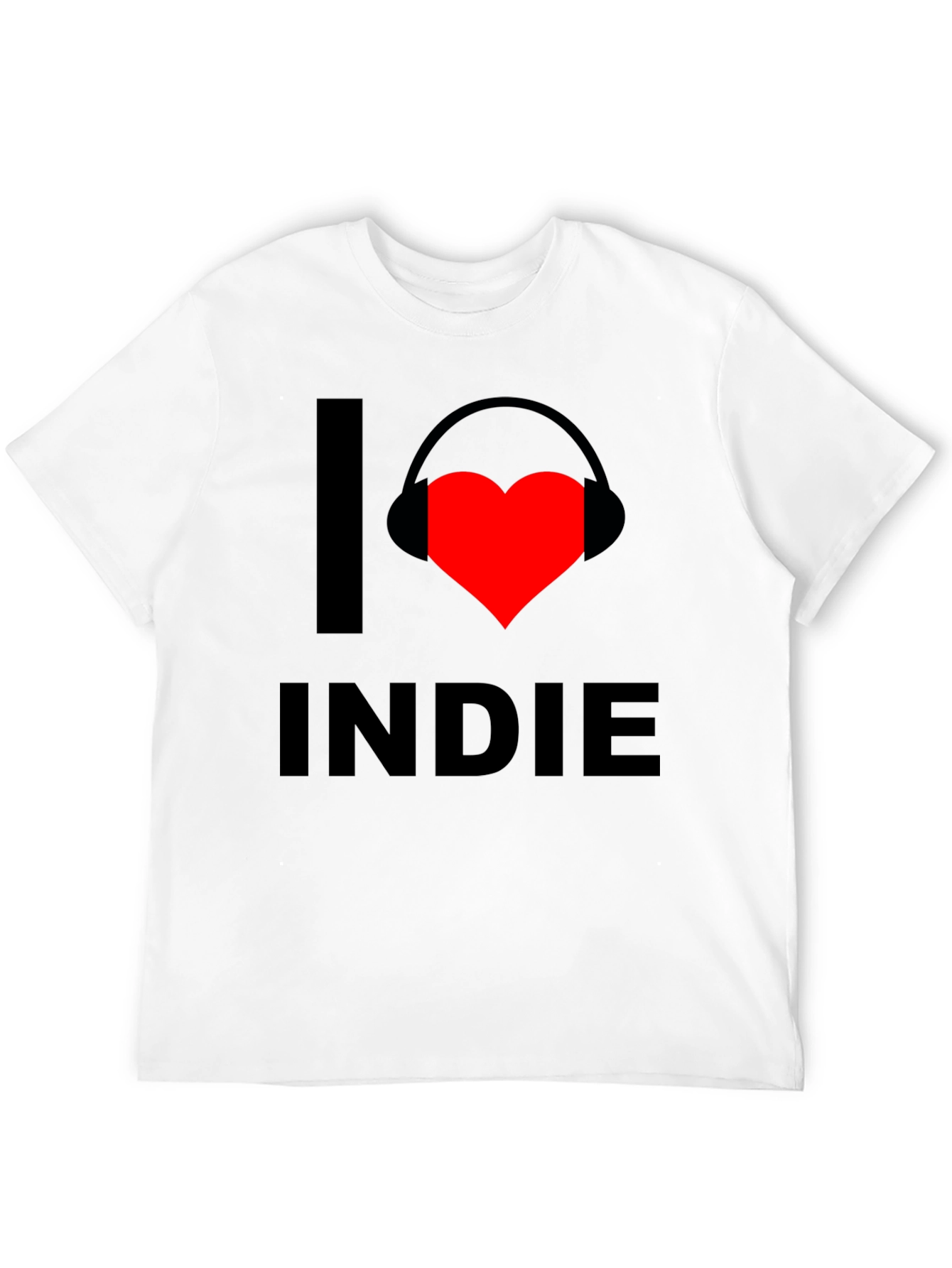 I Love Indie Music Graphic T-Shirt