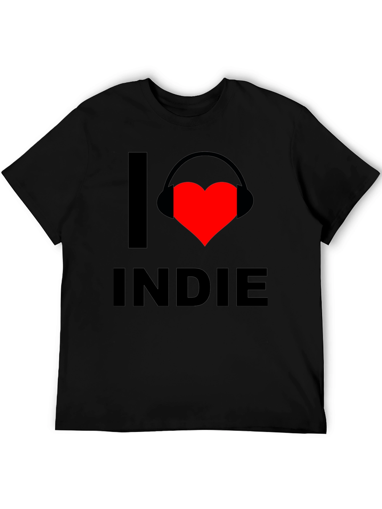I Love Indie Music Graphic T-Shirt