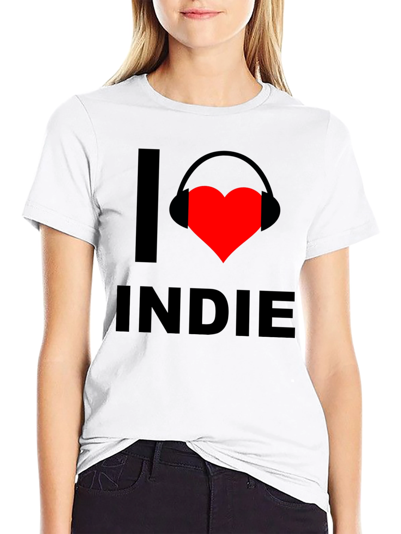 I Love Indie Music Graphic T-Shirt