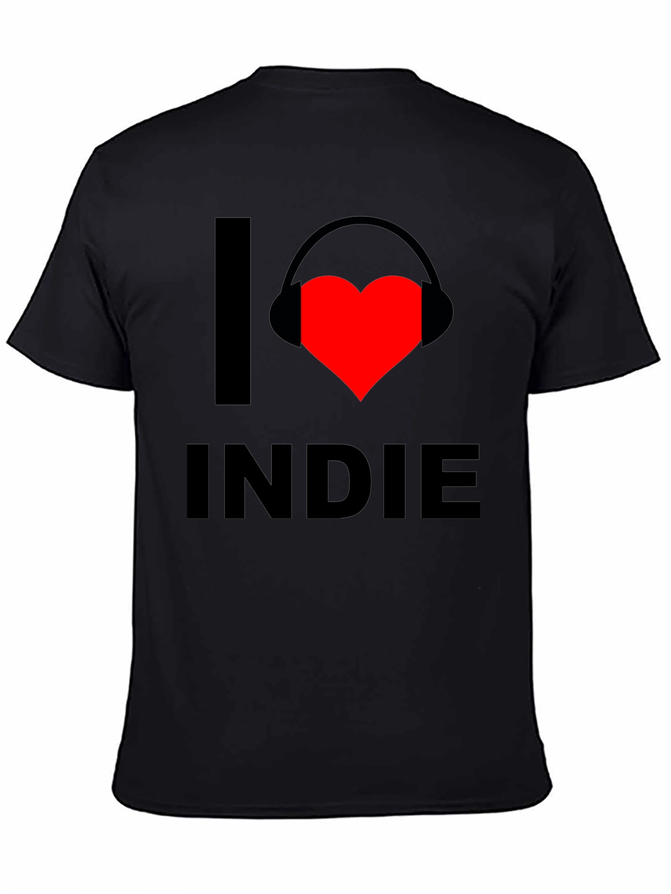 I Love Indie Music Graphic T-Shirt
