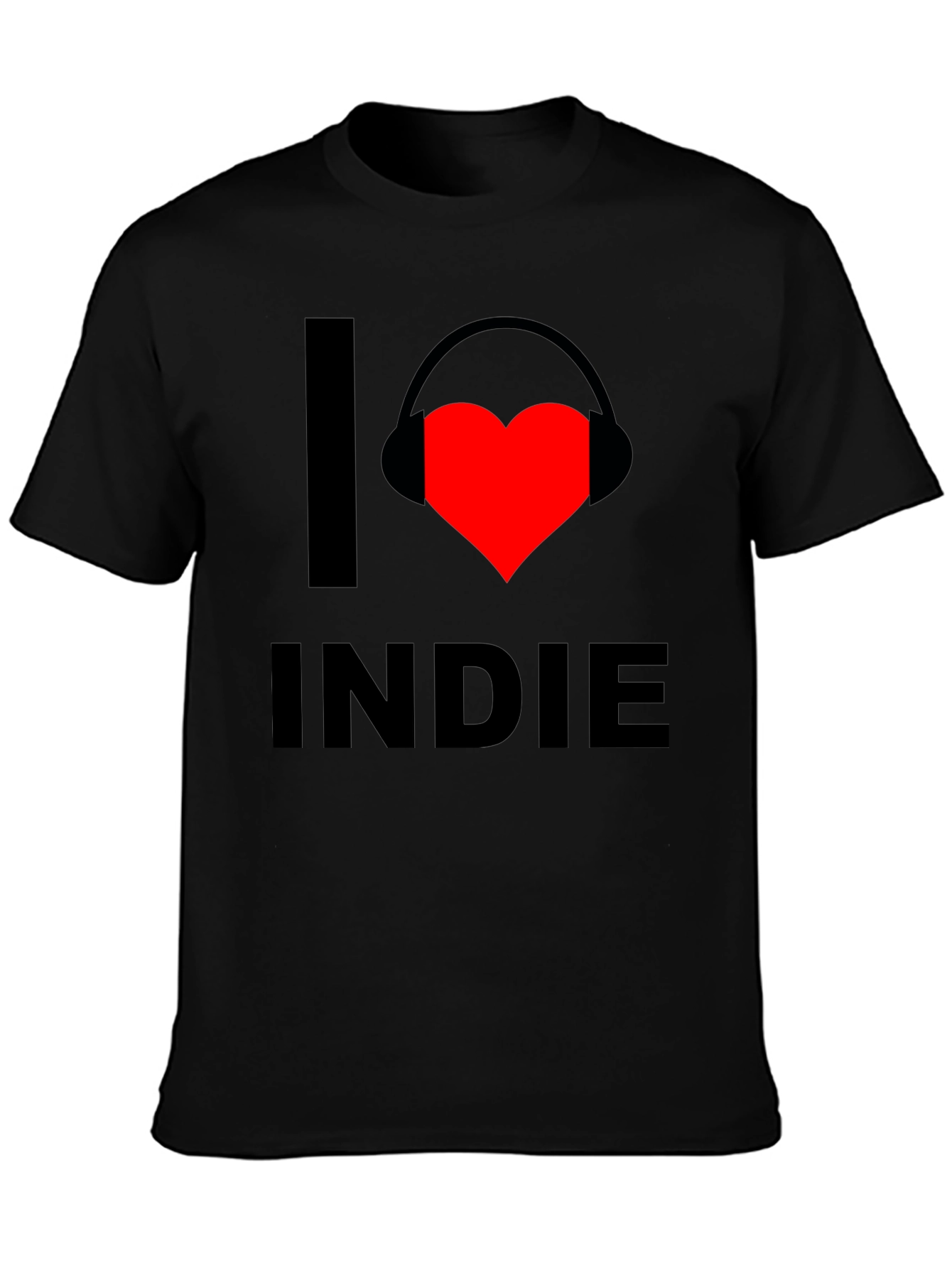 I Love Indie Music Graphic T-Shirt