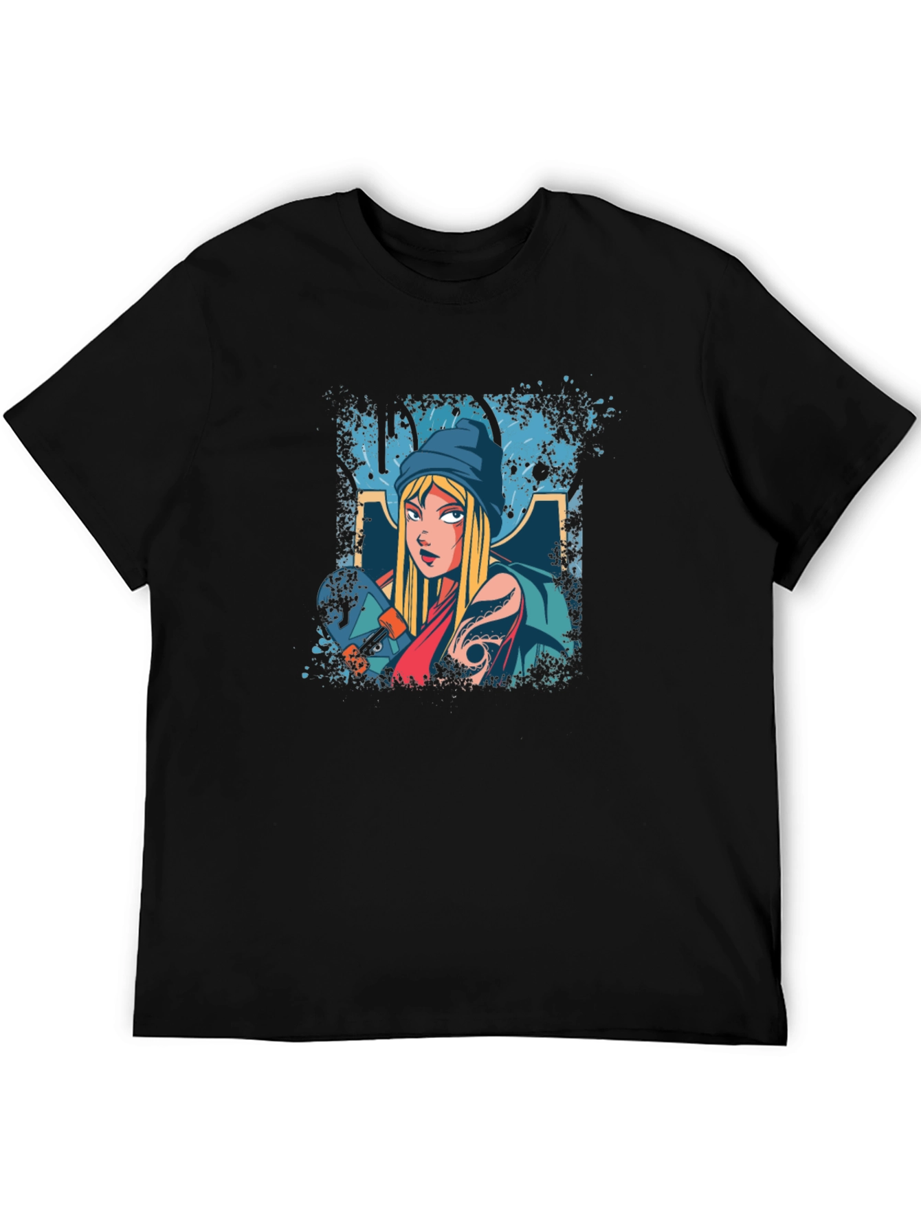 Skater Girl Graphic Tee - Cool & Casual