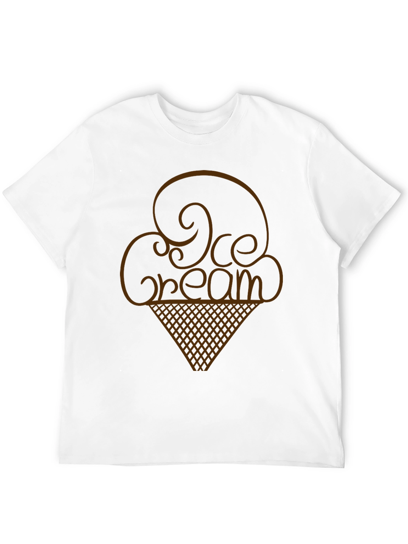 Ice Cream Graphic Tee - Soft Cotton Blend
