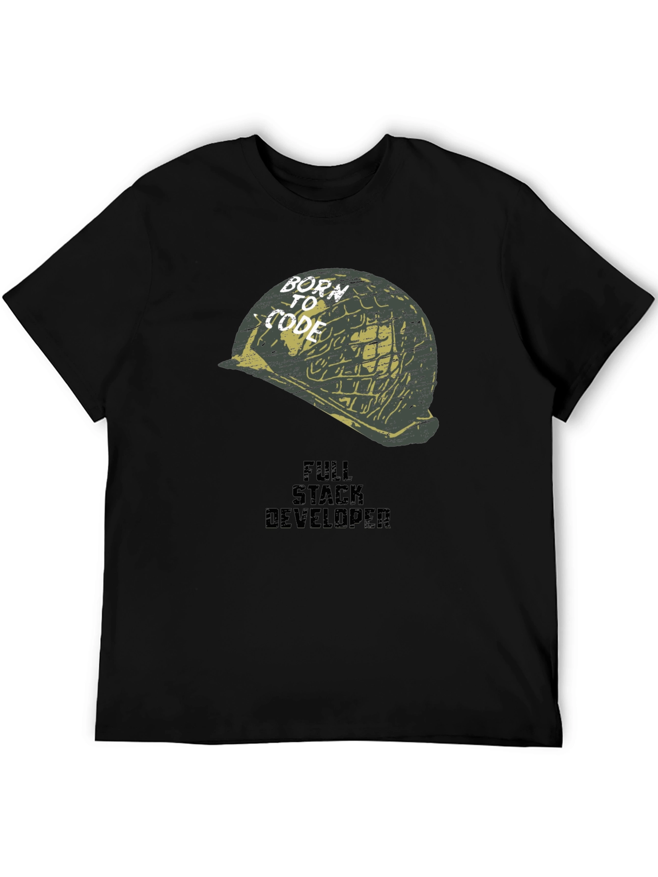 Born to Code Full Stack Developer Graphic T-Shirt