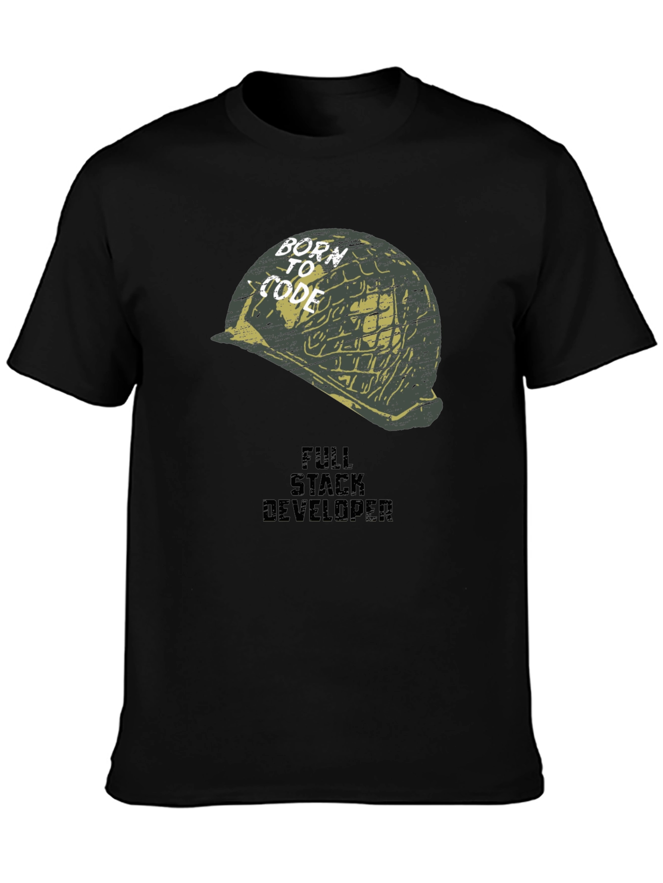 Born to Code Full Stack Developer Graphic T-Shirt