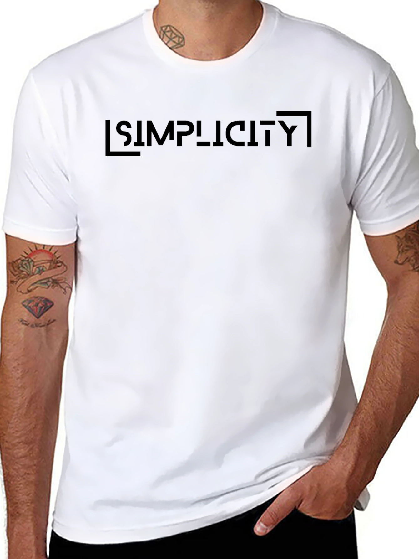 Simplicity Graphic T-Shirt - Minimalist Design
