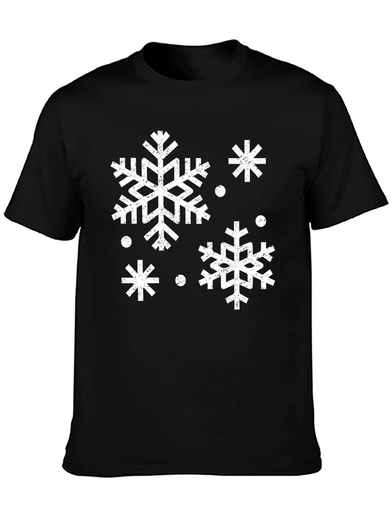 Snowflake Graphic Tee - Winter Holiday T-Shirt