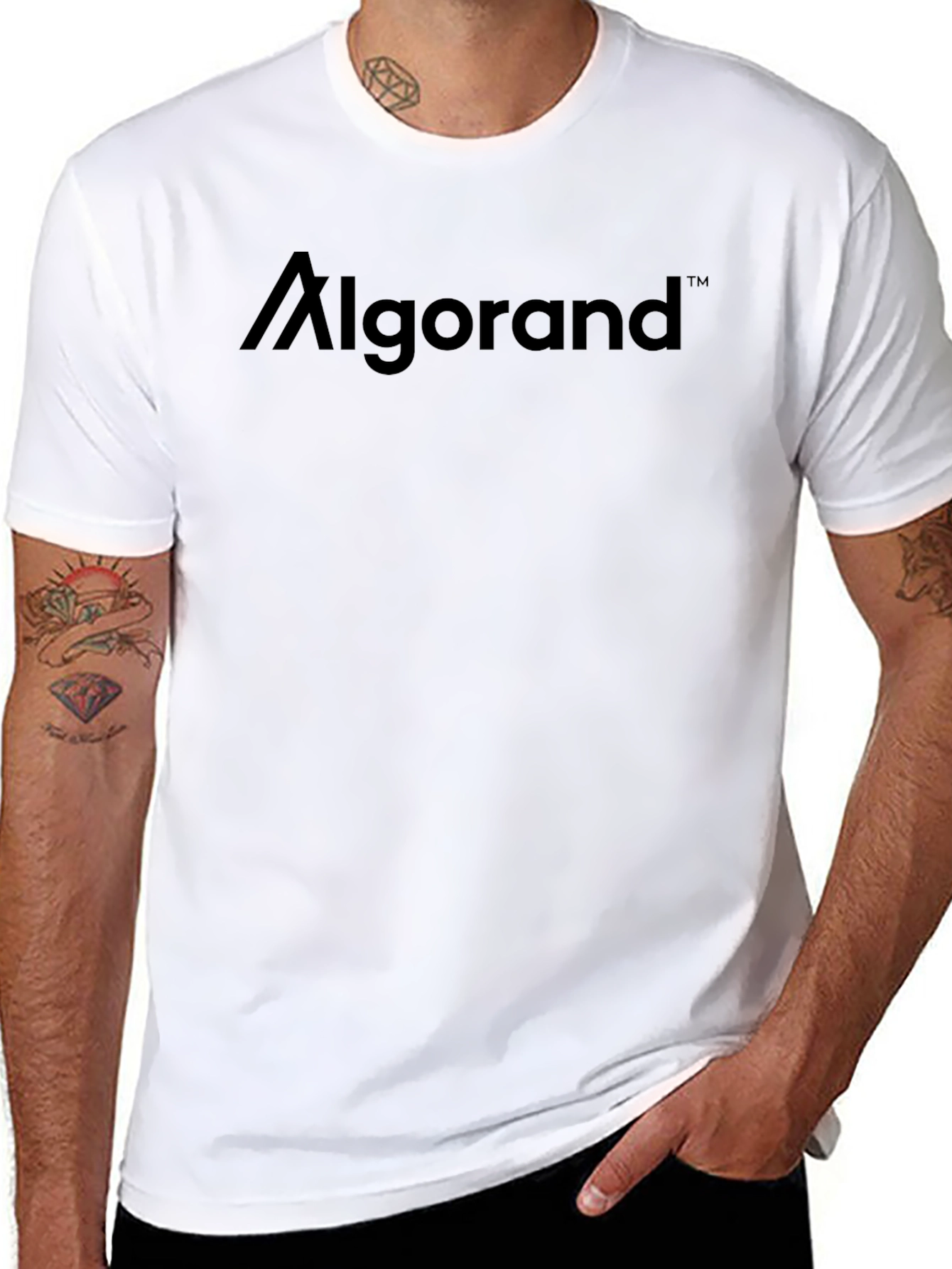 Algorand Black T-Shirt - Crypto Fashion