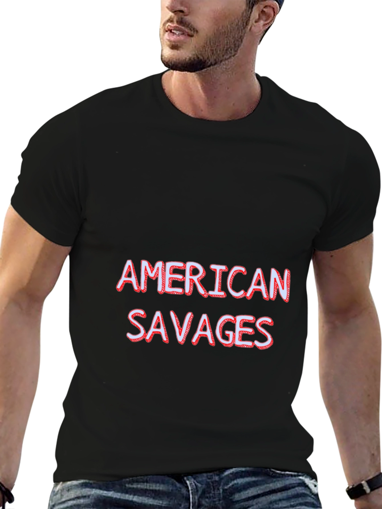 American Savages Graphic Tee - Black