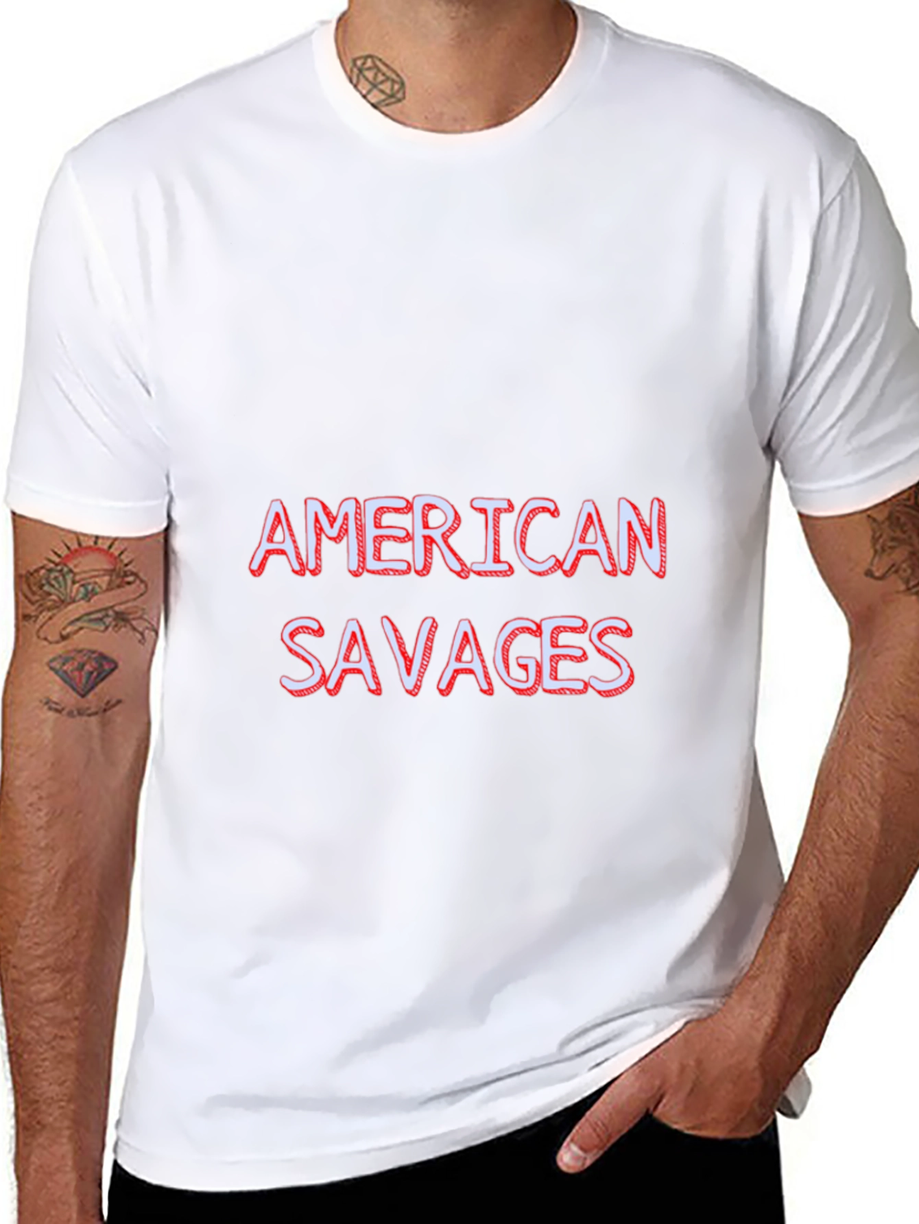 American Savages Graphic Tee - Black