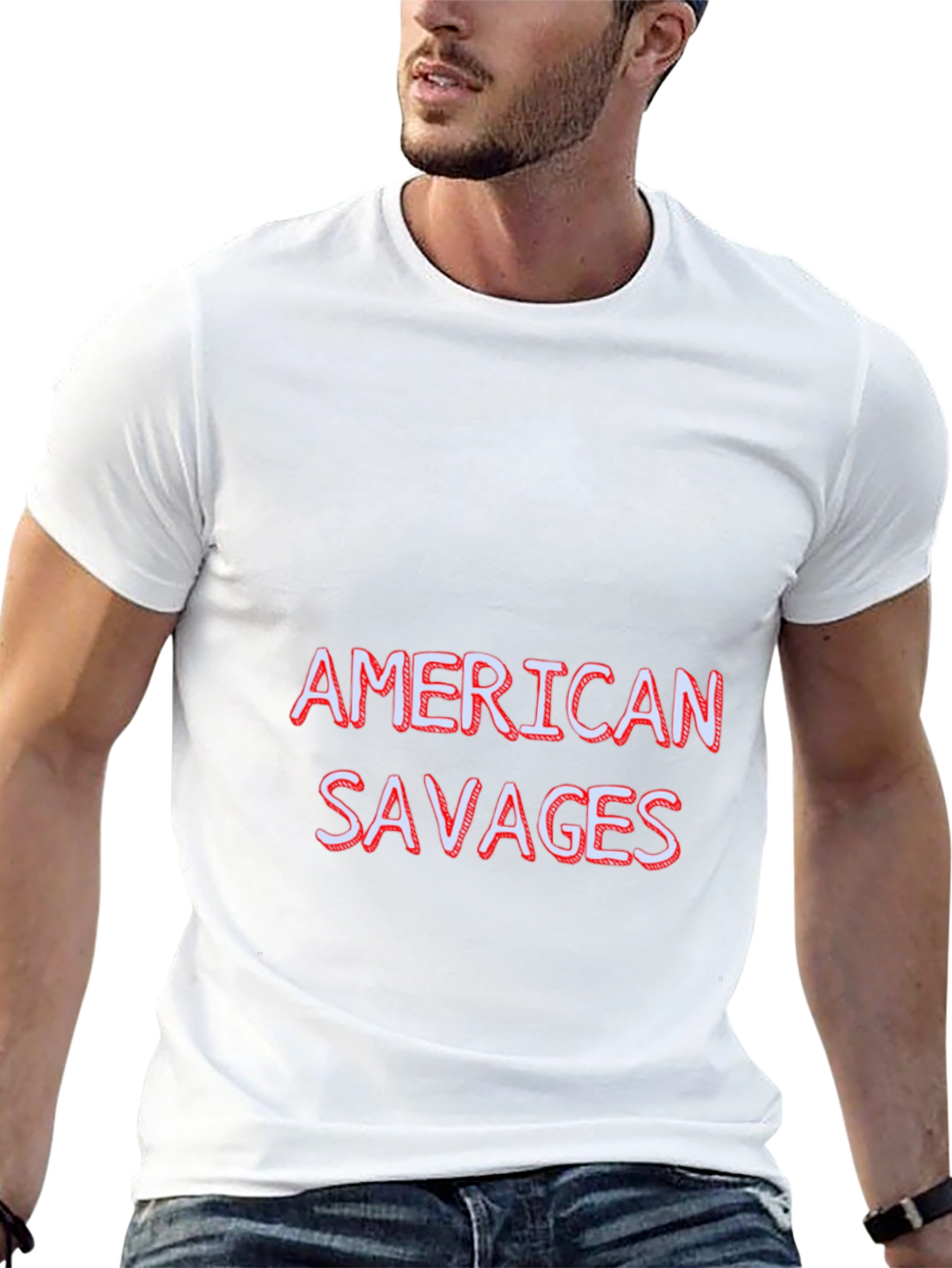 American Savages Graphic Tee - Black