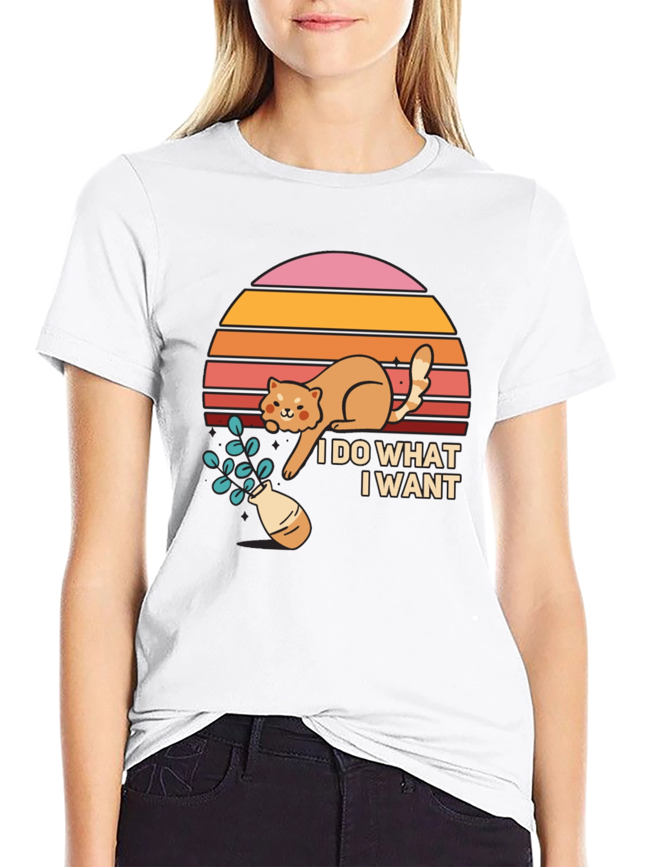 I Do What I Want Cat T-Shirt