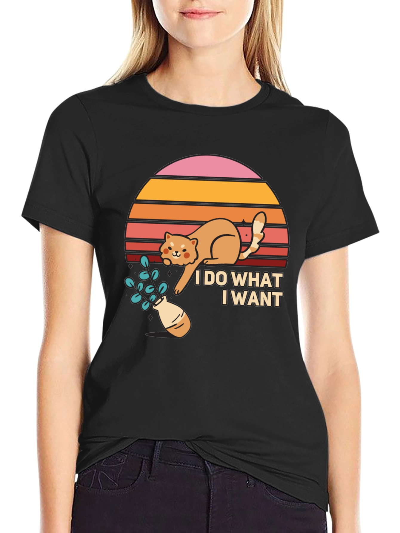 I Do What I Want Cat T-Shirt