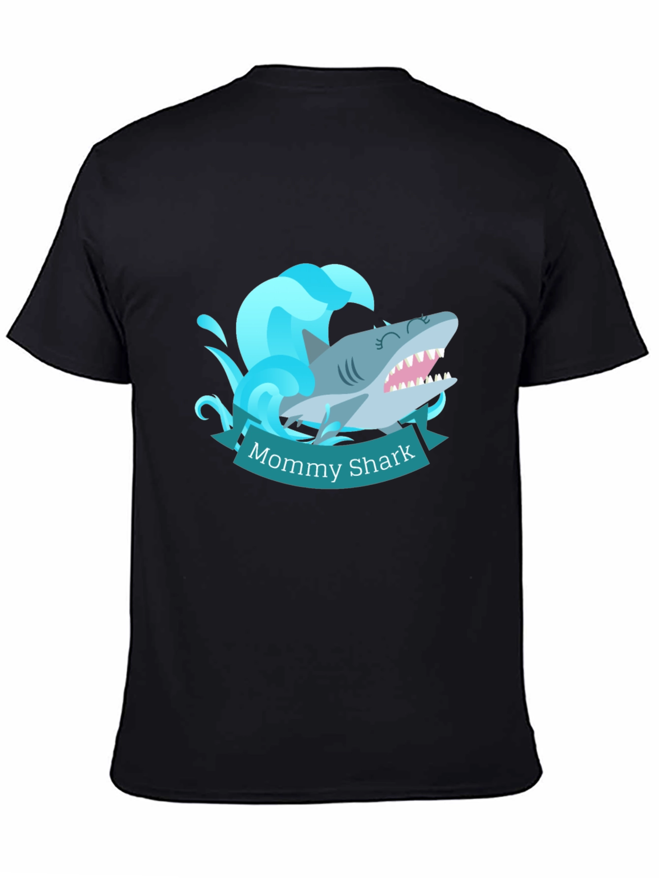 Mommy Shark T-Shirt - Cute Cartoon Ocean Tee