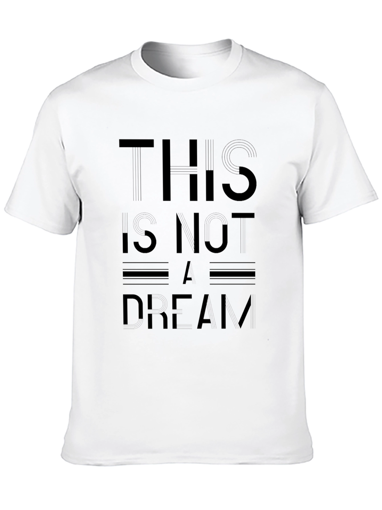 This Is Not A Dream Black Graphic Tee