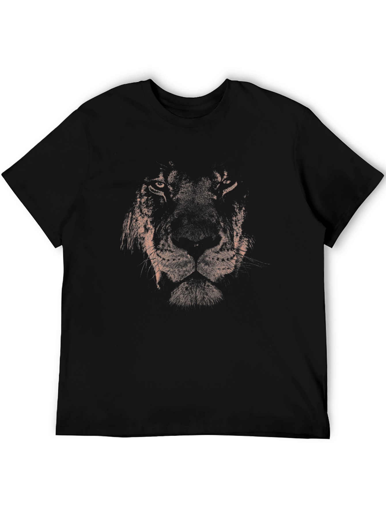 Lion Graphic Black T-Shirt - Mens Fashion Tee