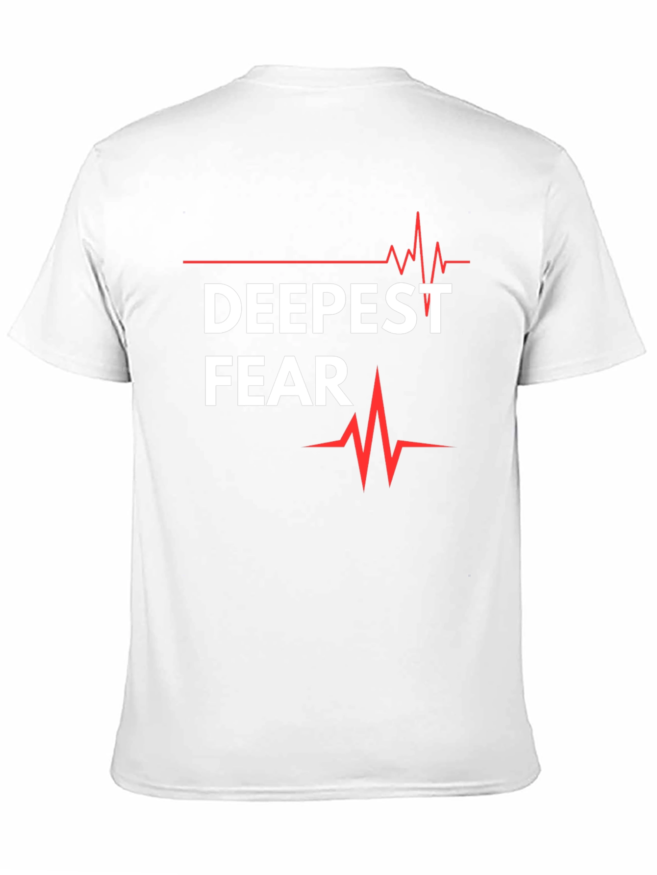 Deepest Fear T-Shirt - Graphic Tee with Heartbeat Design