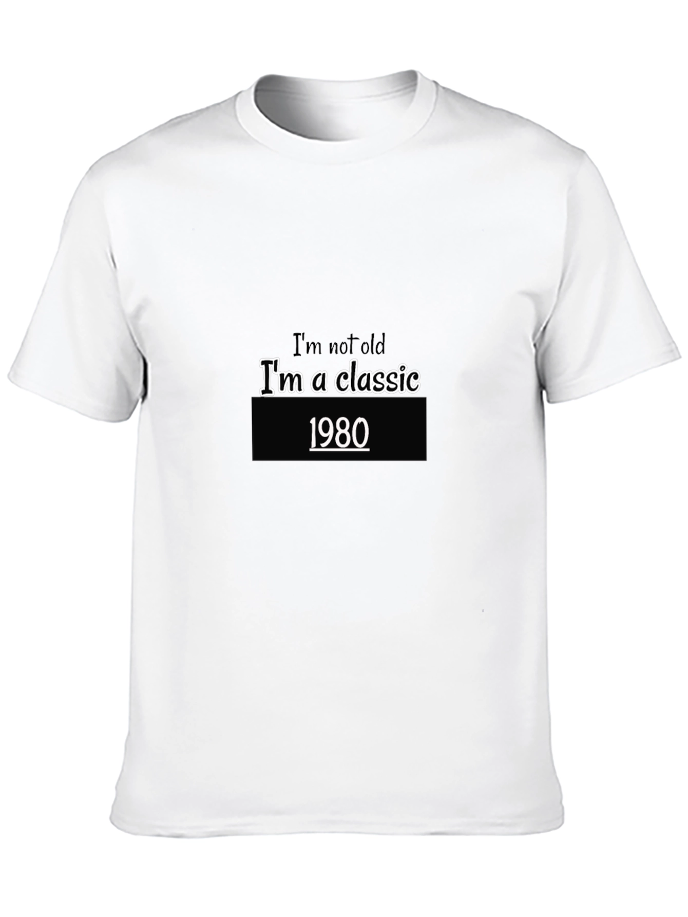 Classic 1980 Graphic Tee - Retro Style