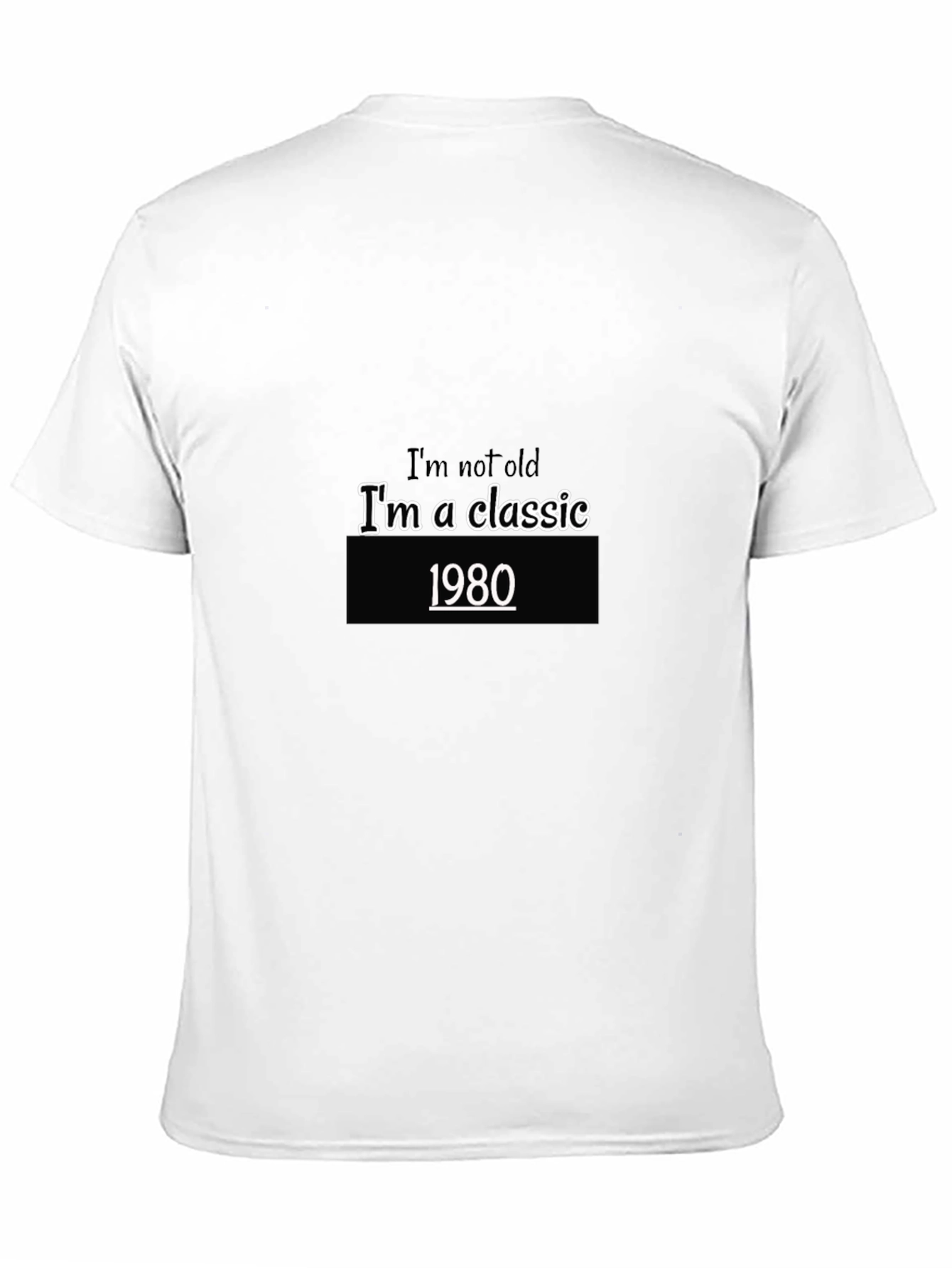 Classic 1980 Graphic Tee - Retro Style