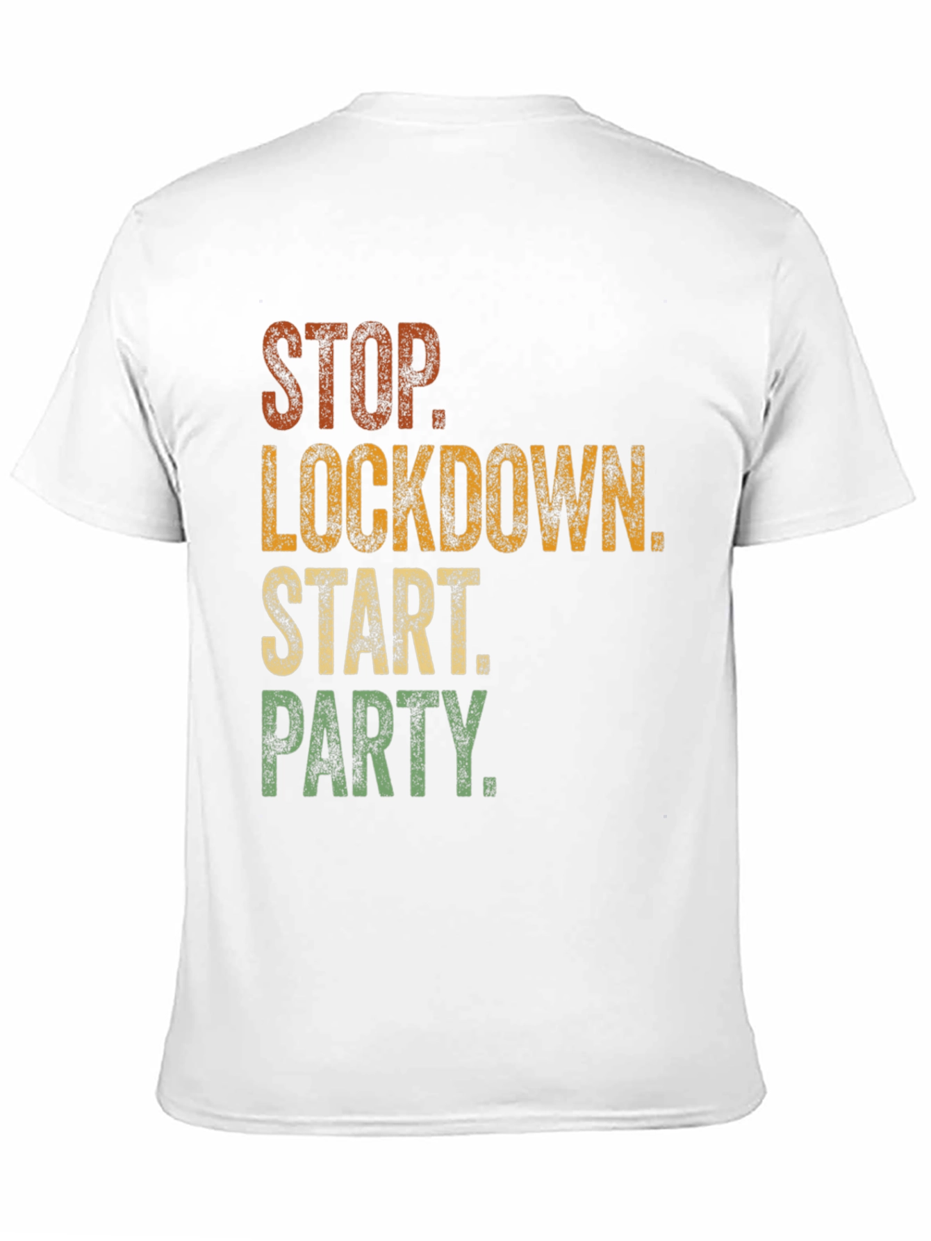 Stop Lockdown Start Party Graphic T-Shirt