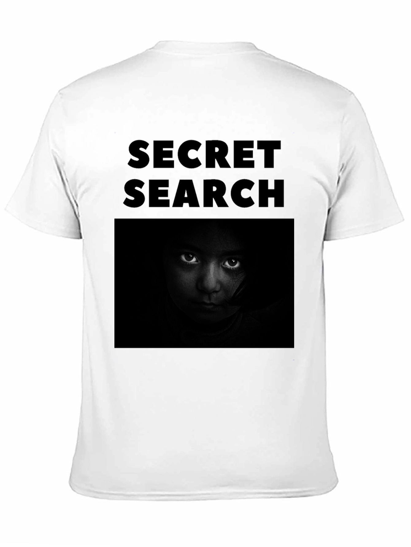 Secret Search Black Graphic T-Shirt