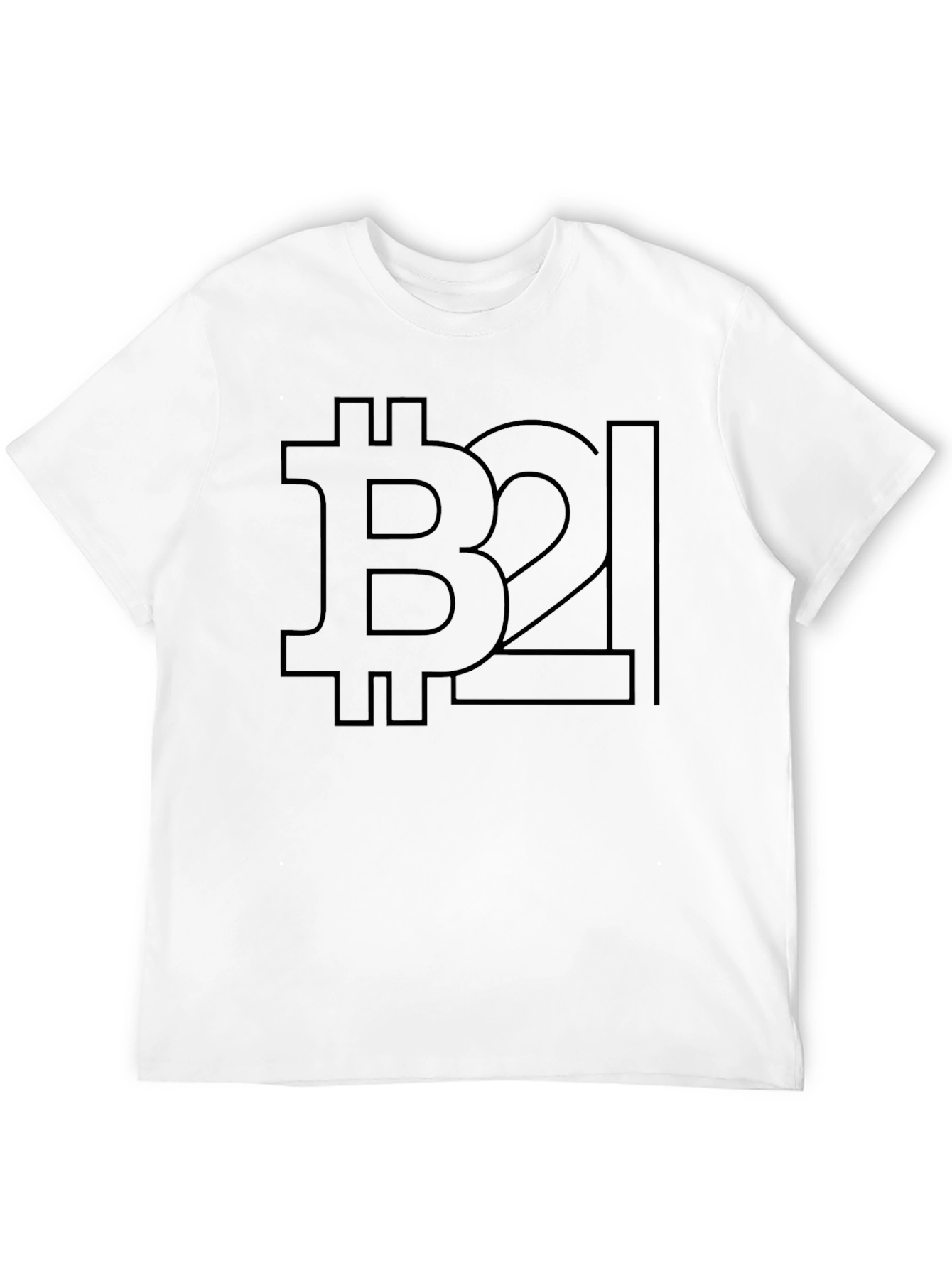 Bitcoin B2L Black T-Shirt - Crypto Design