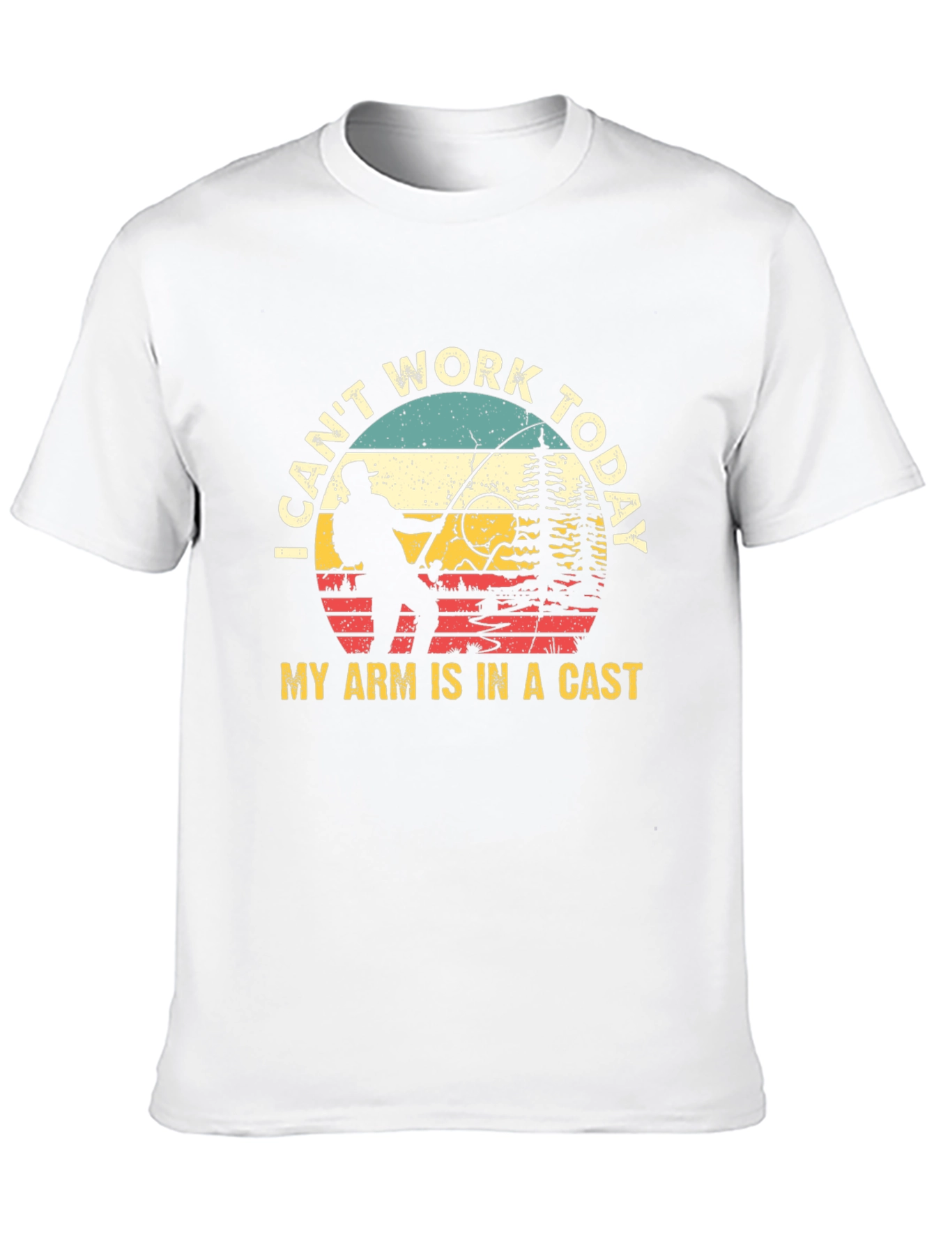 I Cant Work Today Fishing T-Shirt