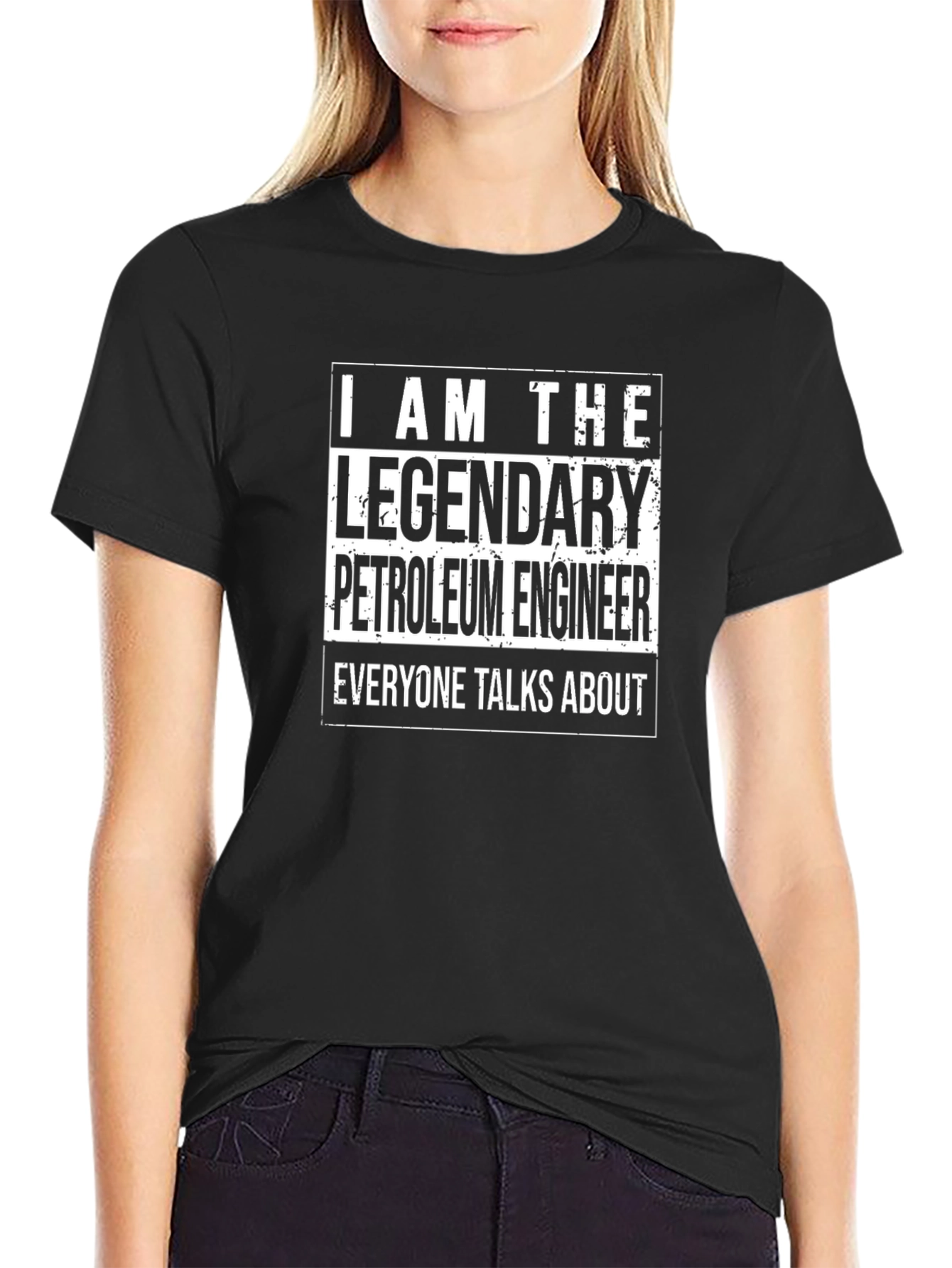 Legendary Petroleum Engineer Black T-Shirt
